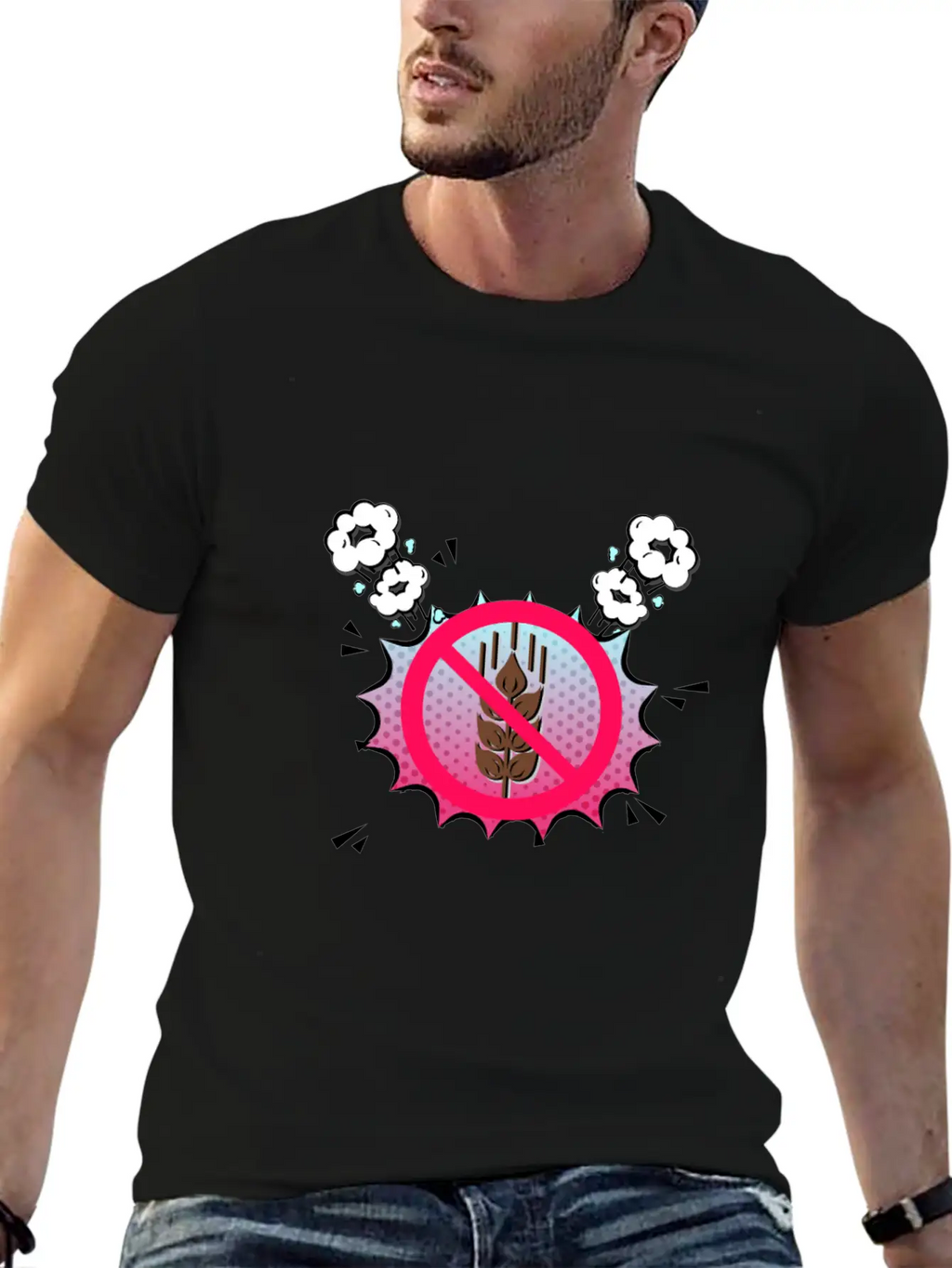 Nutrition Is Important Eat Healthy Celiac Shirt Breathable Graphic T-Shirt – Perfect For Casual Days