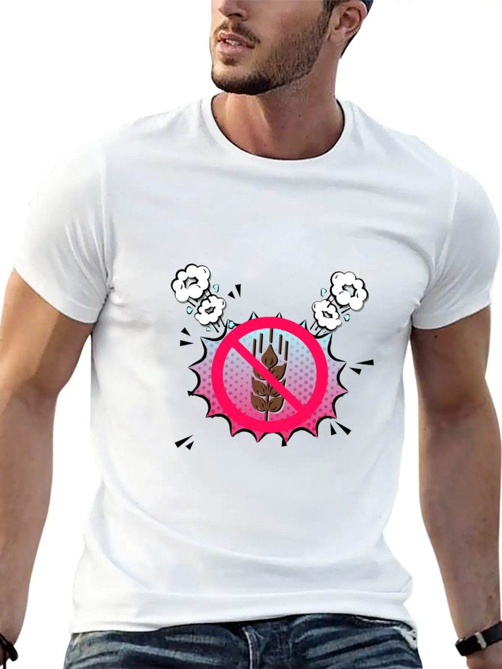 Nutrition Is Important Eat Healthy Celiac Shirt Breathable Graphic T-Shirt – Perfect For Casual Days