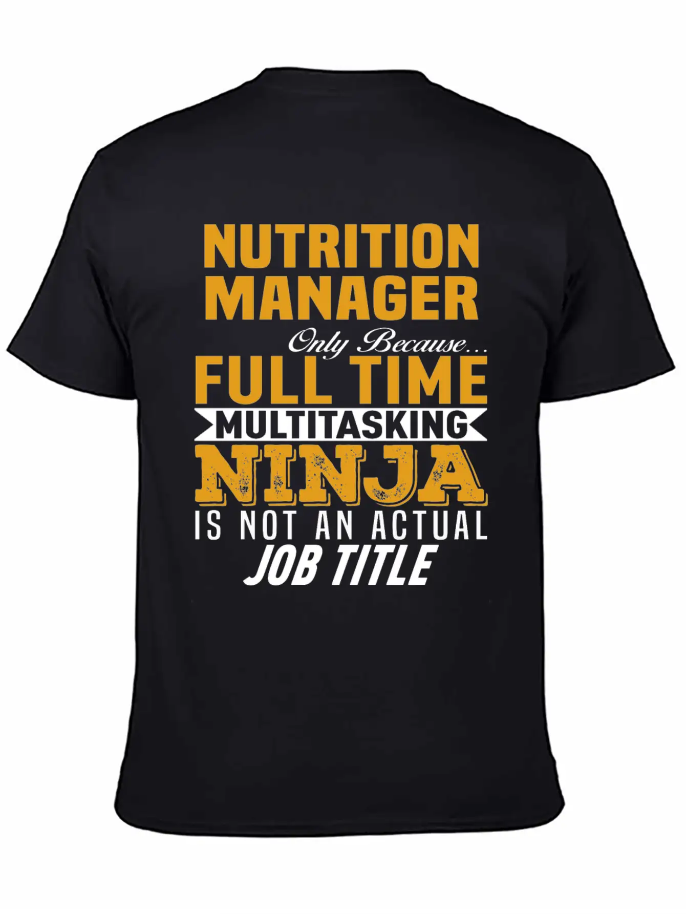 Nutrition Manager Relaxed Everyday Tee – Lightweight And Durable Cotton