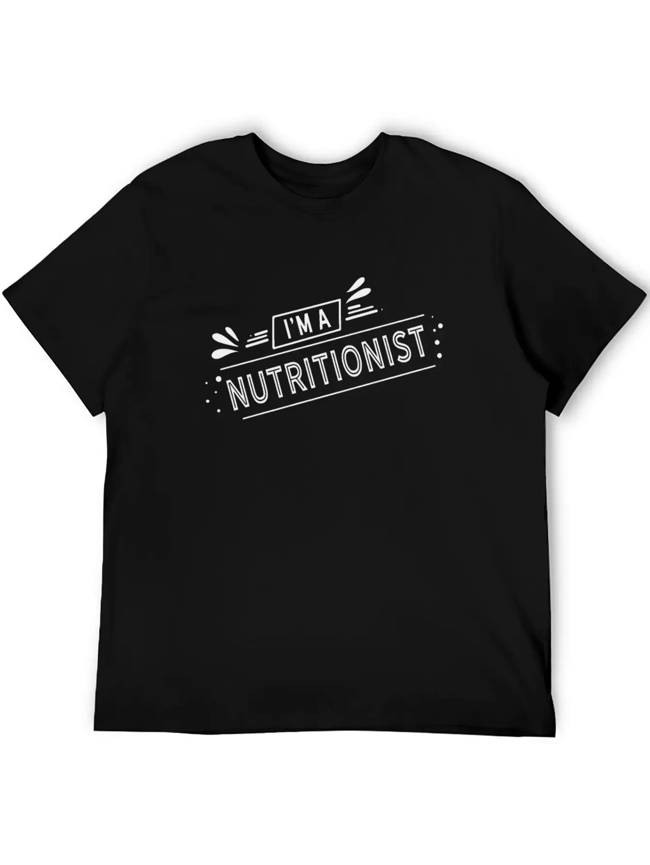 Nutritionist Nutrition Dietician Dietitian Diet Modern Fit Casual T-Shirt – Clean And Versatile Design