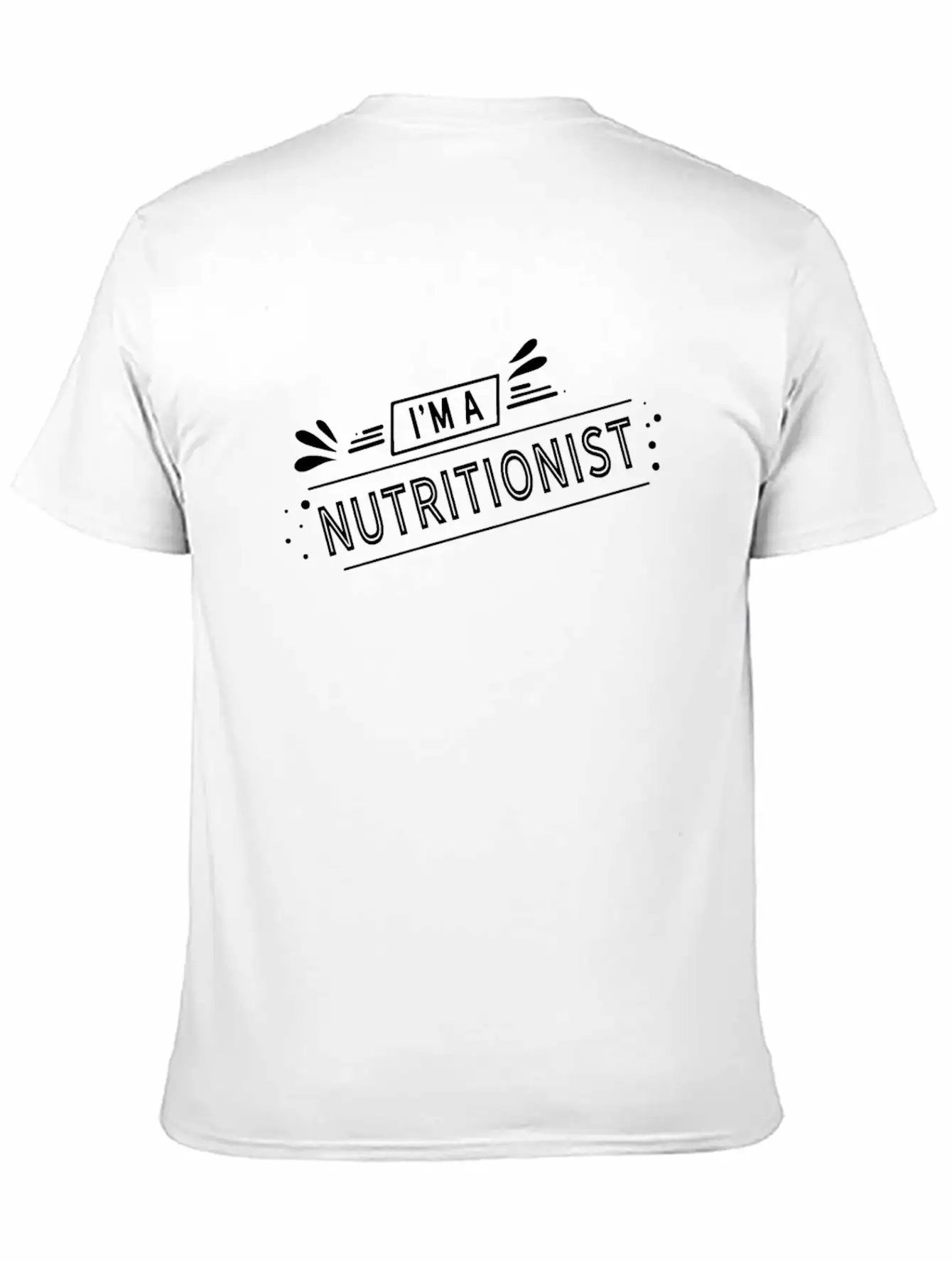 Nutritionist Nutrition Dietician Dietitian Diet Modern Fit Casual T-Shirt – Clean And Versatile Design