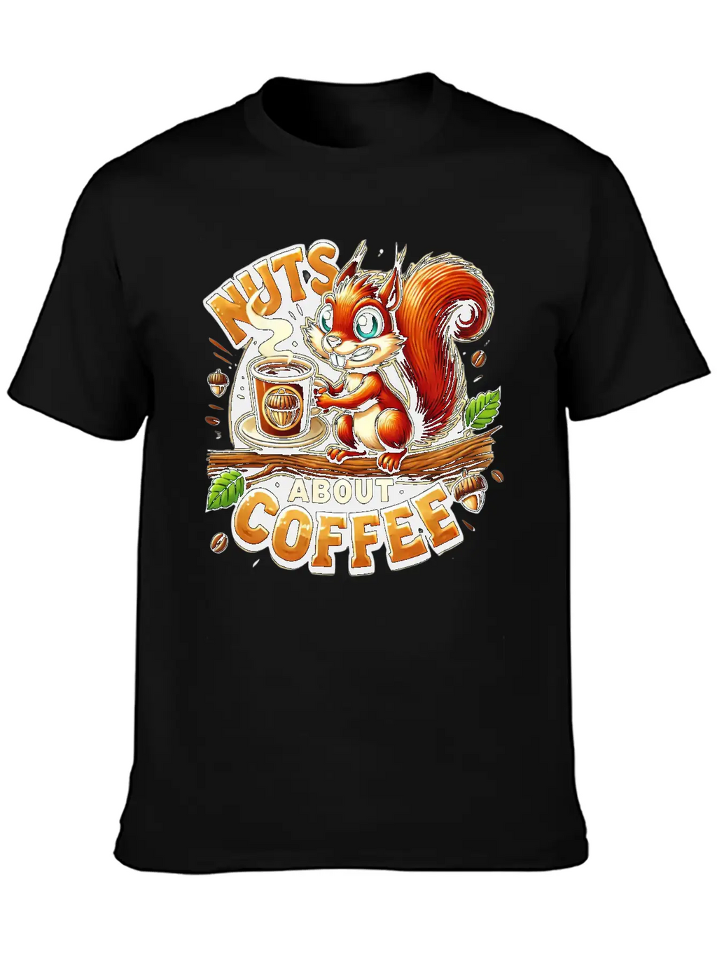Nuts About Coffee Relaxed Everyday Tee – Lightweight And Durable Cotton