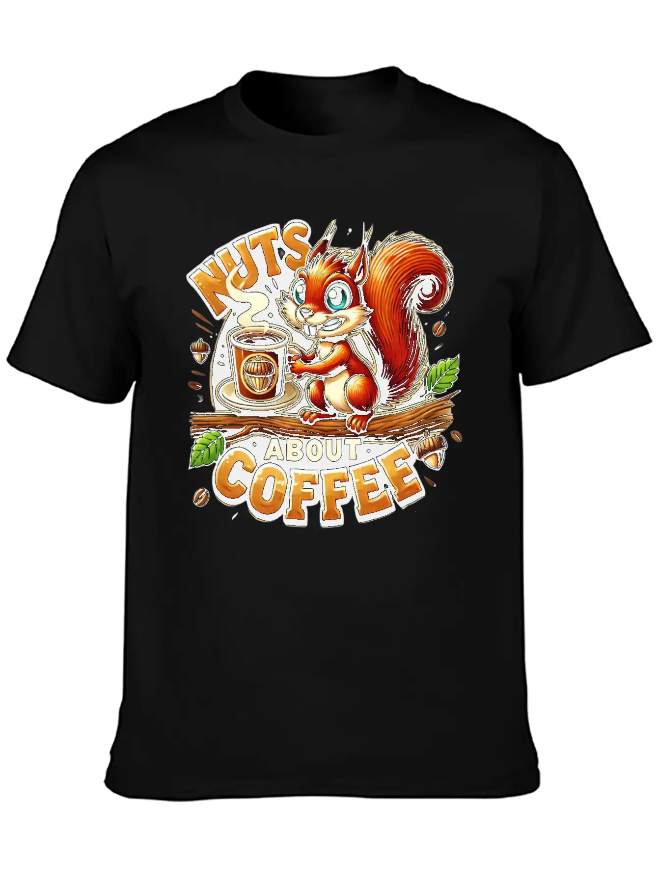 Nuts About Coffee Relaxed Everyday Tee – Lightweight And Durable Cotton