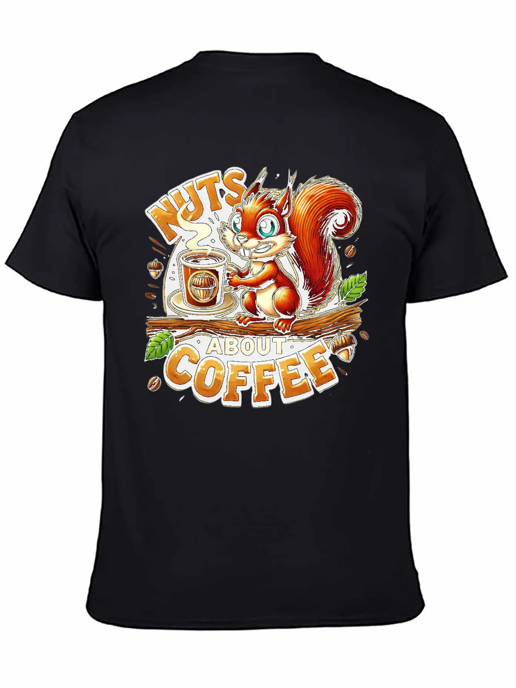 Nuts About Coffee Relaxed Everyday Tee – Lightweight And Durable Cotton
