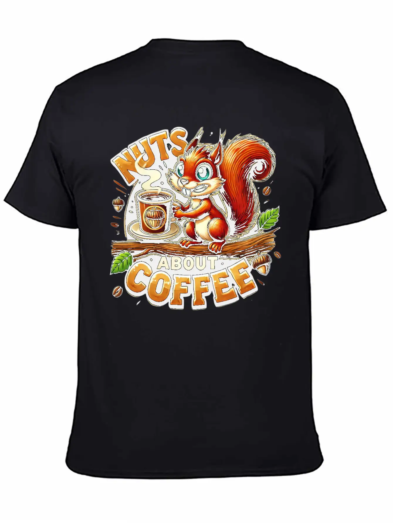 Nuts About Coffee Relaxed Everyday Tee – Lightweight And Durable Cotton