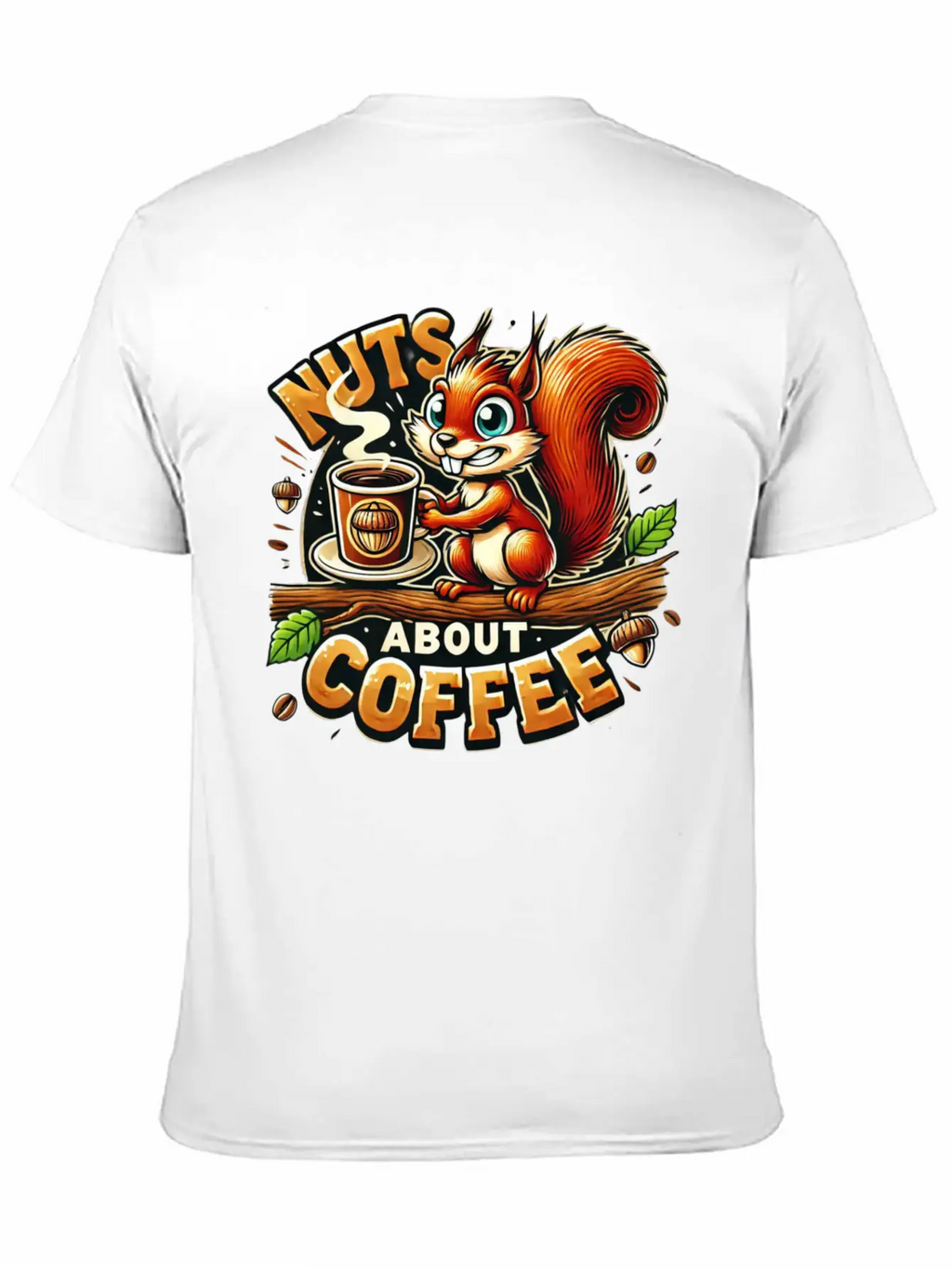 Nuts About Coffee Relaxed Everyday Tee – Lightweight And Durable Cotton