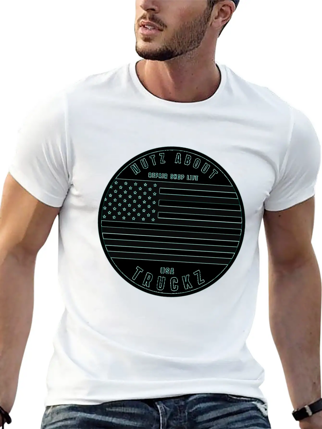 Nutz About USA Truckz Unisex Casual T-Shirt – Clean Design For Daily Comfort