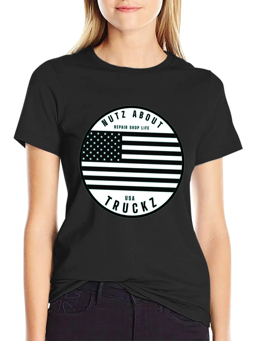 Nutz About USA Truckz Unisex Casual T-Shirt – Clean Design For Daily Comfort