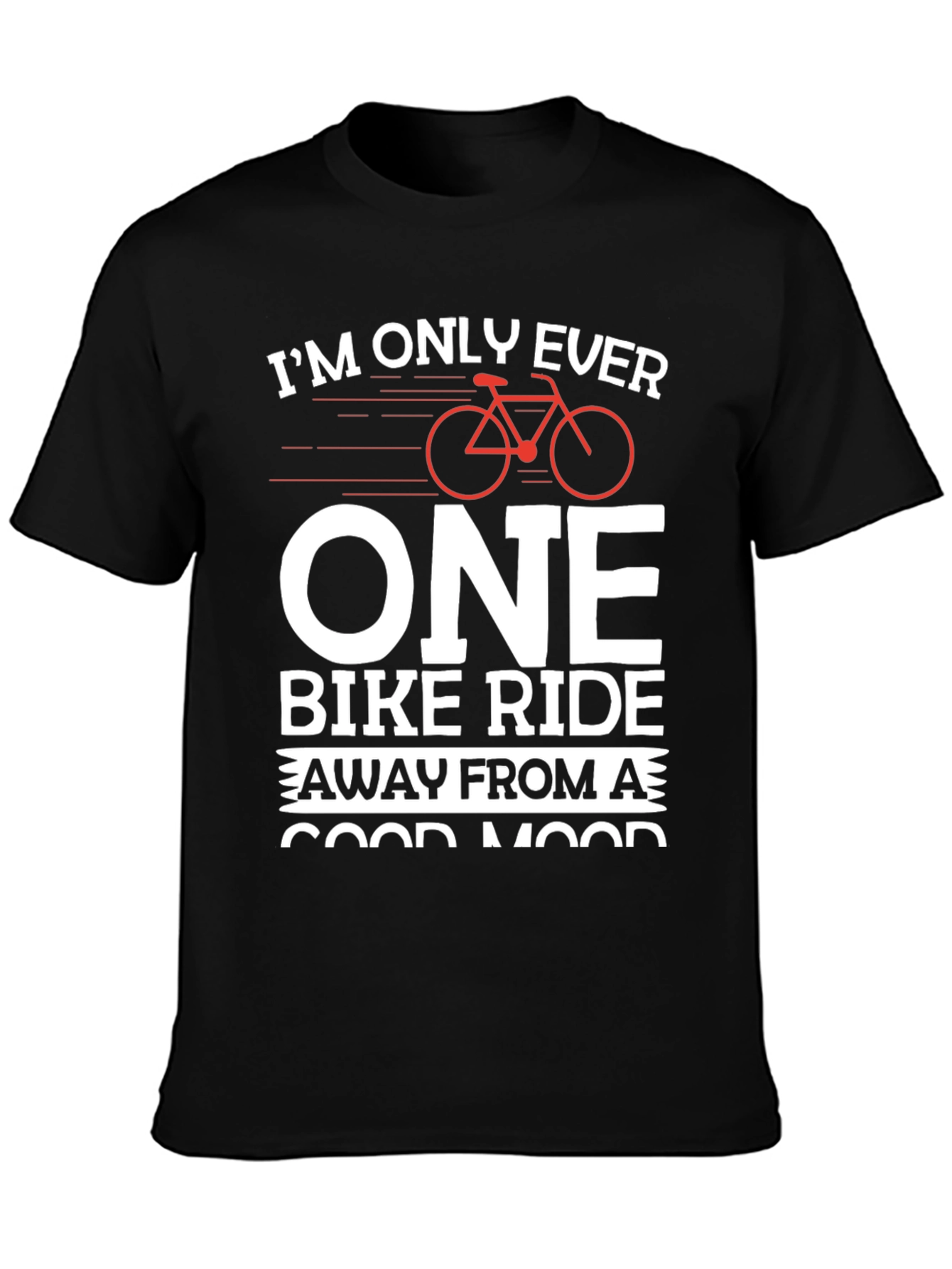 Bike Ride Good Mood Graphic T-Shirt