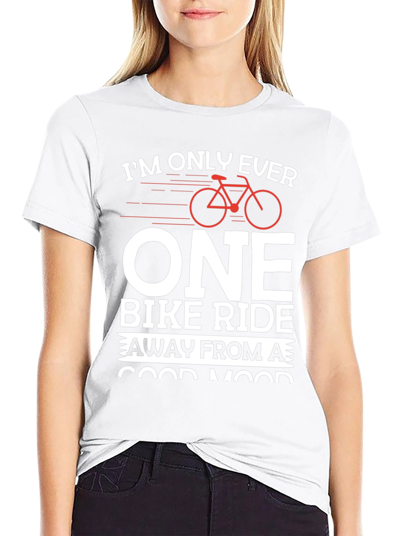 Bike Ride Good Mood Graphic T-Shirt