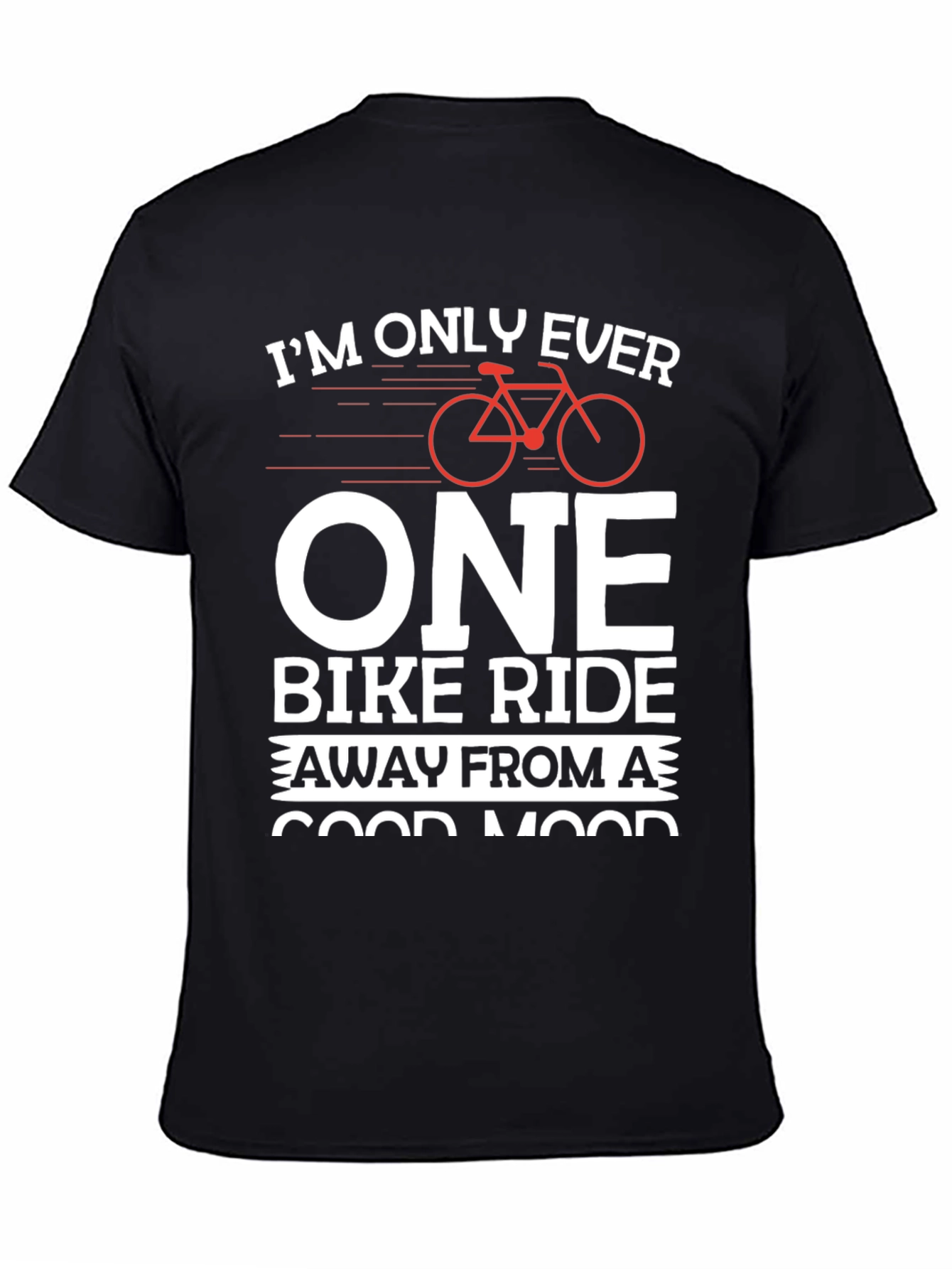 Bike Ride Good Mood Graphic T-Shirt