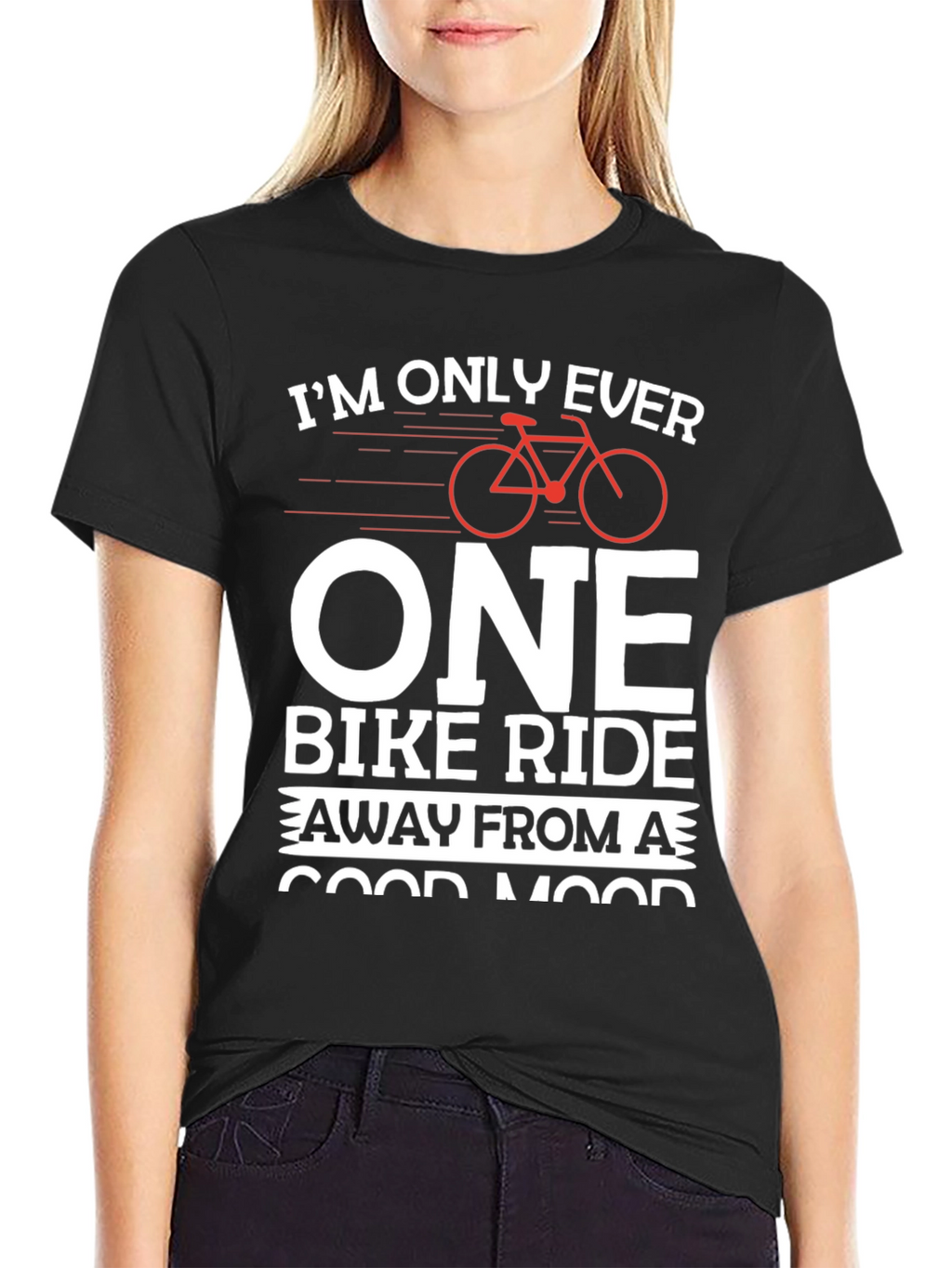 Bike Ride Good Mood Graphic T-Shirt