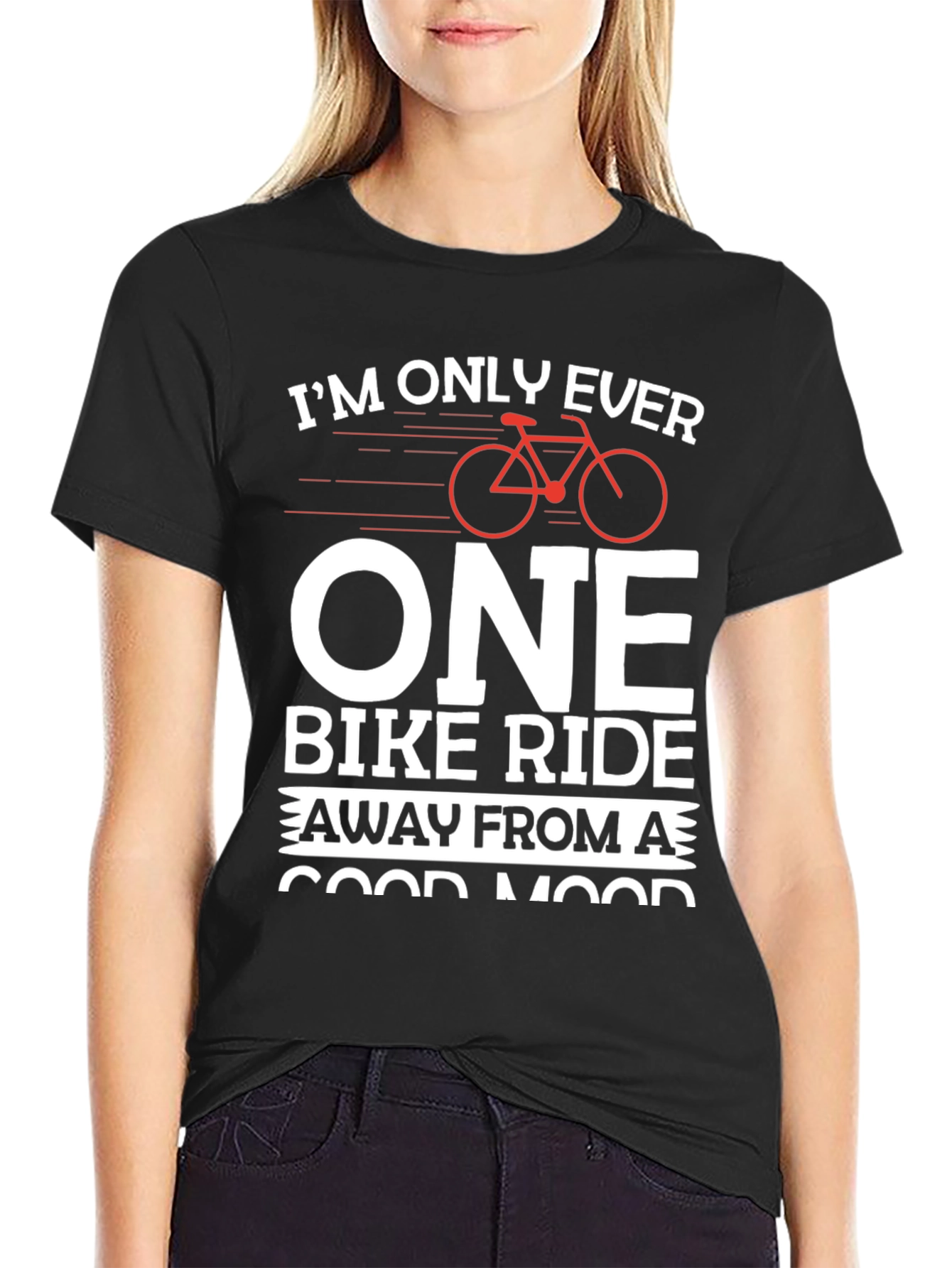 Bike Ride Good Mood Graphic T-Shirt