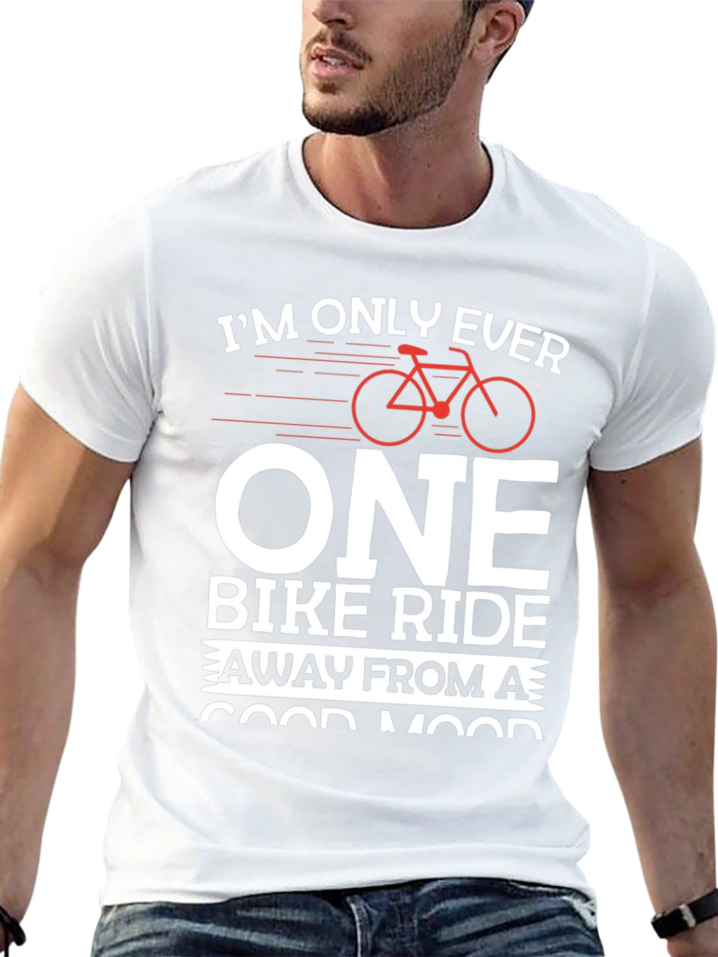Bike Ride Good Mood Graphic T-Shirt