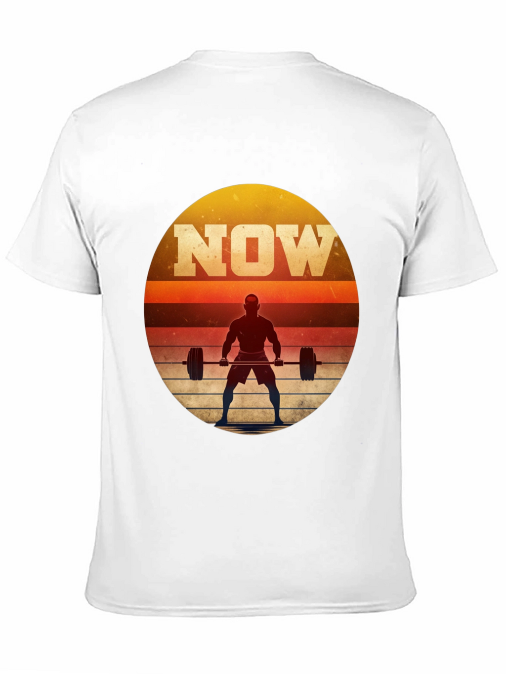 NOW Weightlifting Graphic T-Shirt - Motivational Fitness Tee