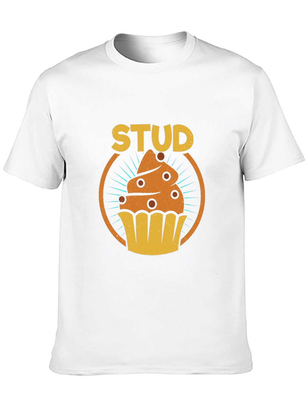 Stud Muffin Graphic Tee - Novelty Mens T-Shirt