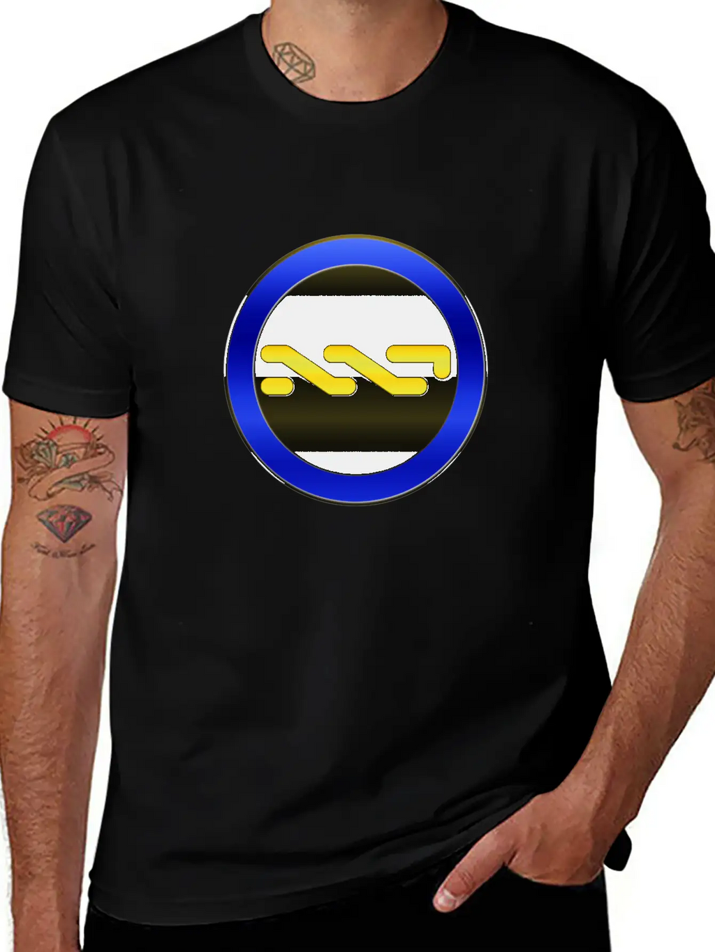 NXT COIN Circle Plus3 T Relaxed Everyday Tee – Lightweight And Durable Cotton