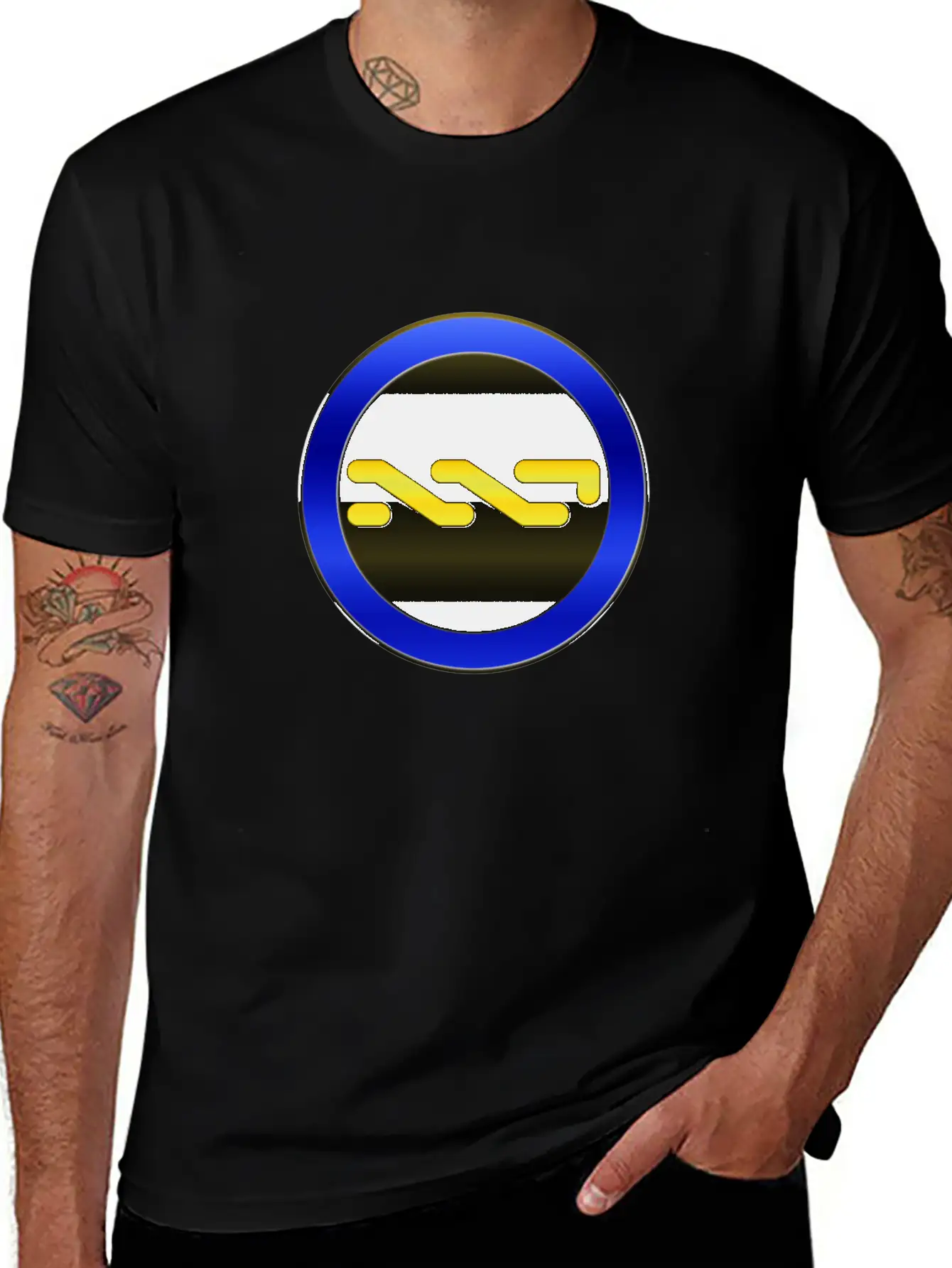 NXT COIN Circle Plus3 T Relaxed Everyday Tee – Lightweight And Durable Cotton