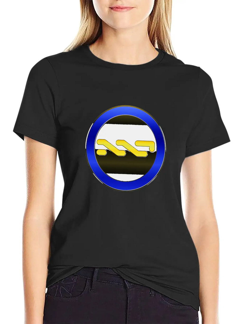 NXT COIN Circle Plus3 T Relaxed Everyday Tee – Lightweight And Durable Cotton