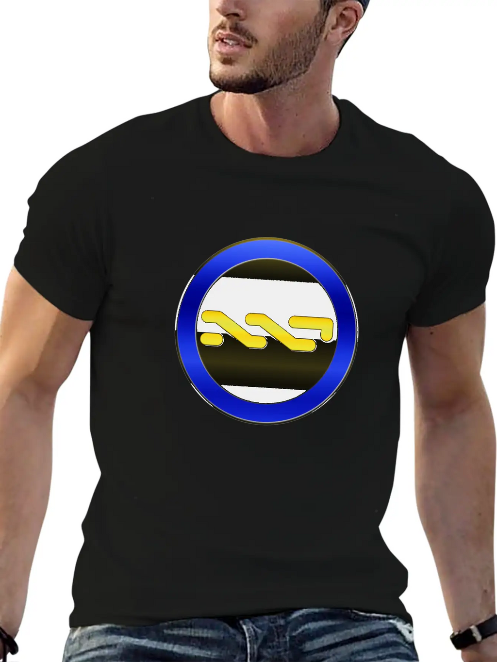 NXT COIN Circle Plus3 T Relaxed Everyday Tee – Lightweight And Durable Cotton