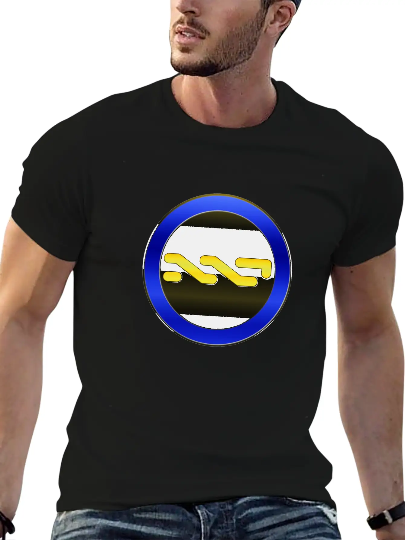 NXT COIN Circle Plus3 T Relaxed Everyday Tee – Lightweight And Durable Cotton