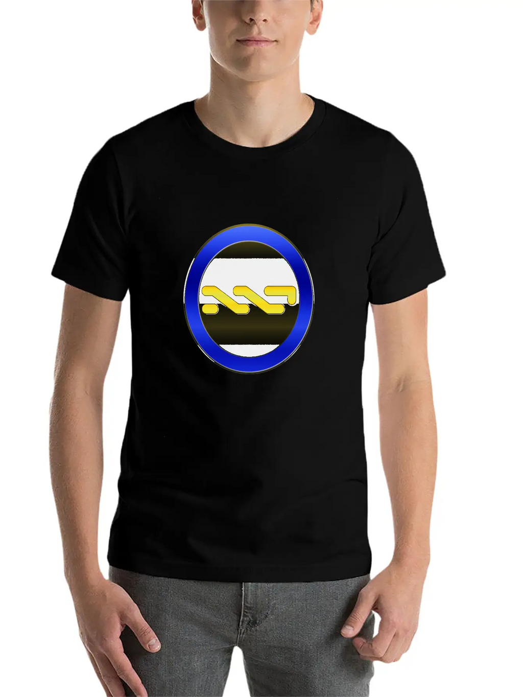 NXT COIN Circle Plus3 T Relaxed Everyday Tee – Lightweight And Durable Cotton