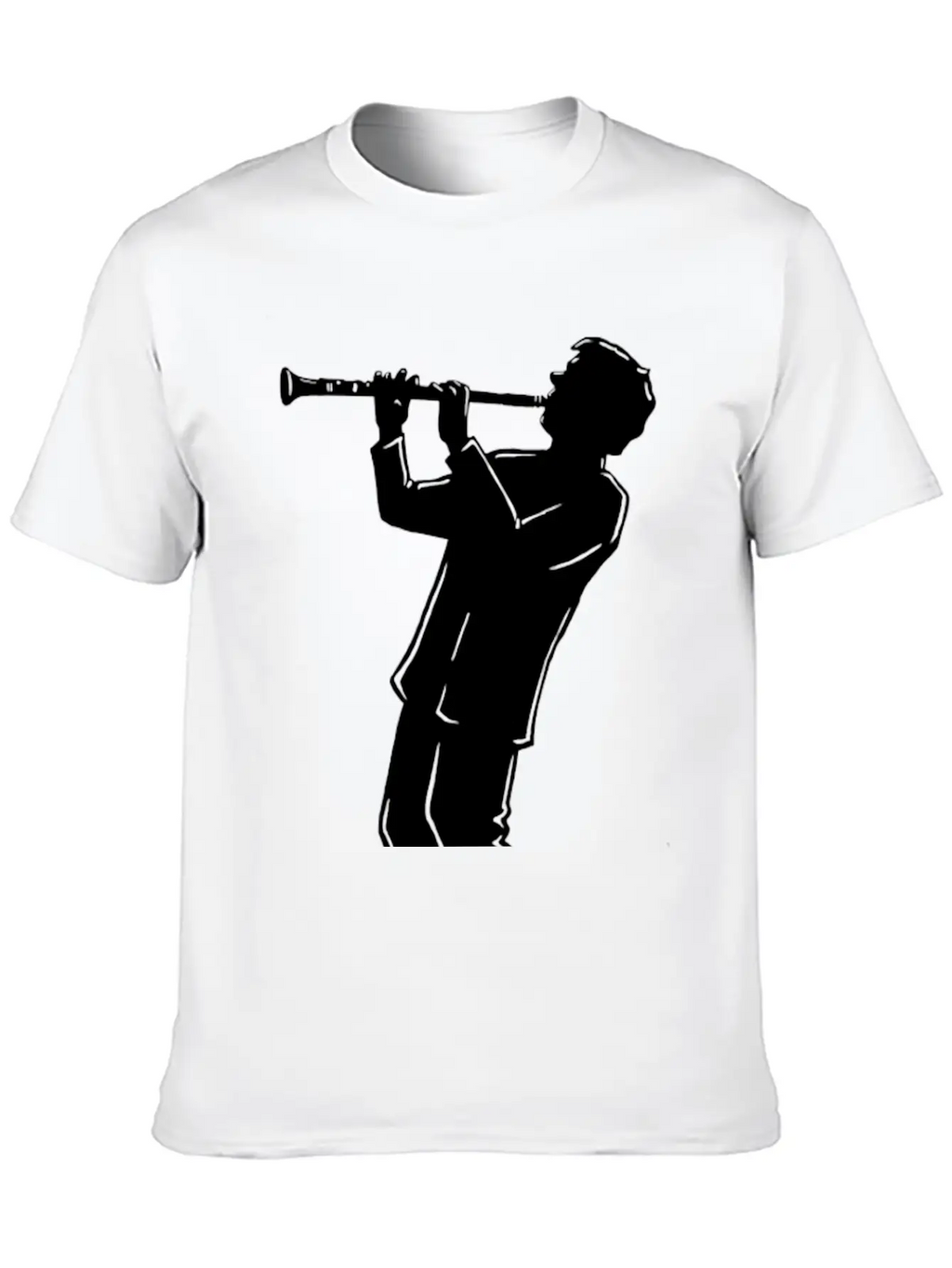 NY Boogy Nights Clarinet Basic Graphic T-Shirt – Daily Comfort In Soft Cotton