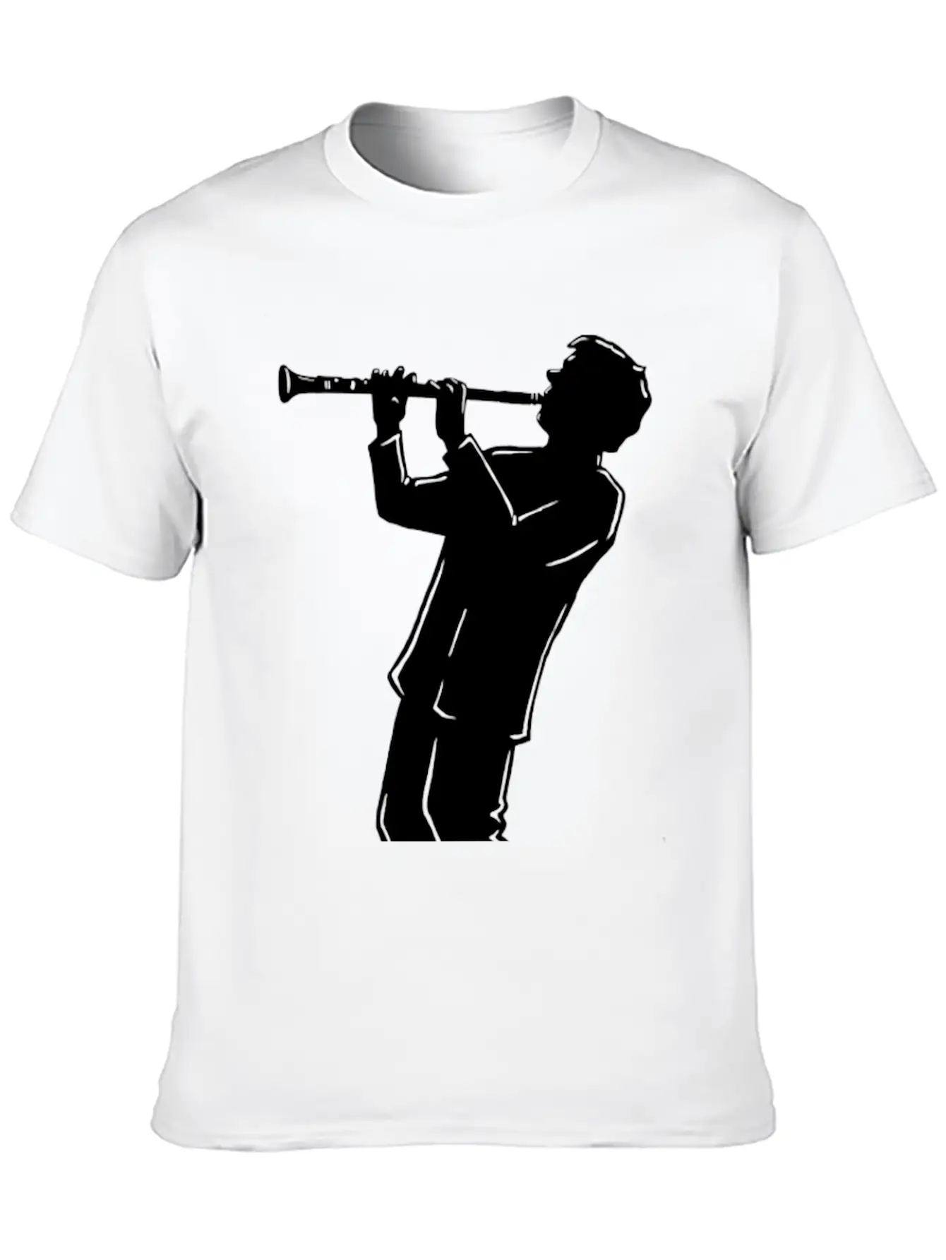 NY Boogy Nights Clarinet Basic Graphic T-Shirt – Daily Comfort In Soft Cotton