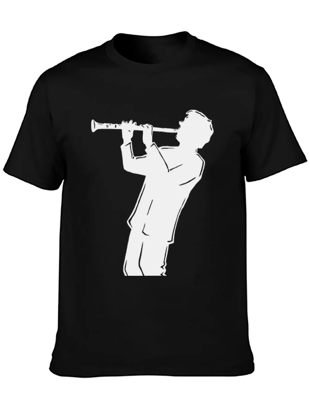 NY Boogy Nights Clarinet Basic Graphic T-Shirt – Daily Comfort In Soft Cotton