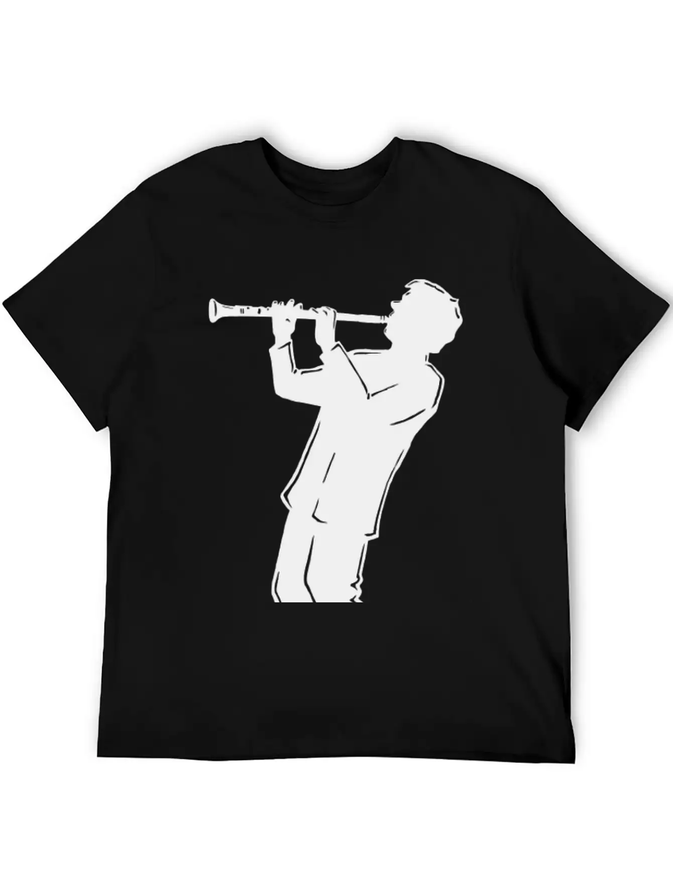 NY Boogy Nights Clarinet Basic Graphic T-Shirt – Daily Comfort In Soft Cotton