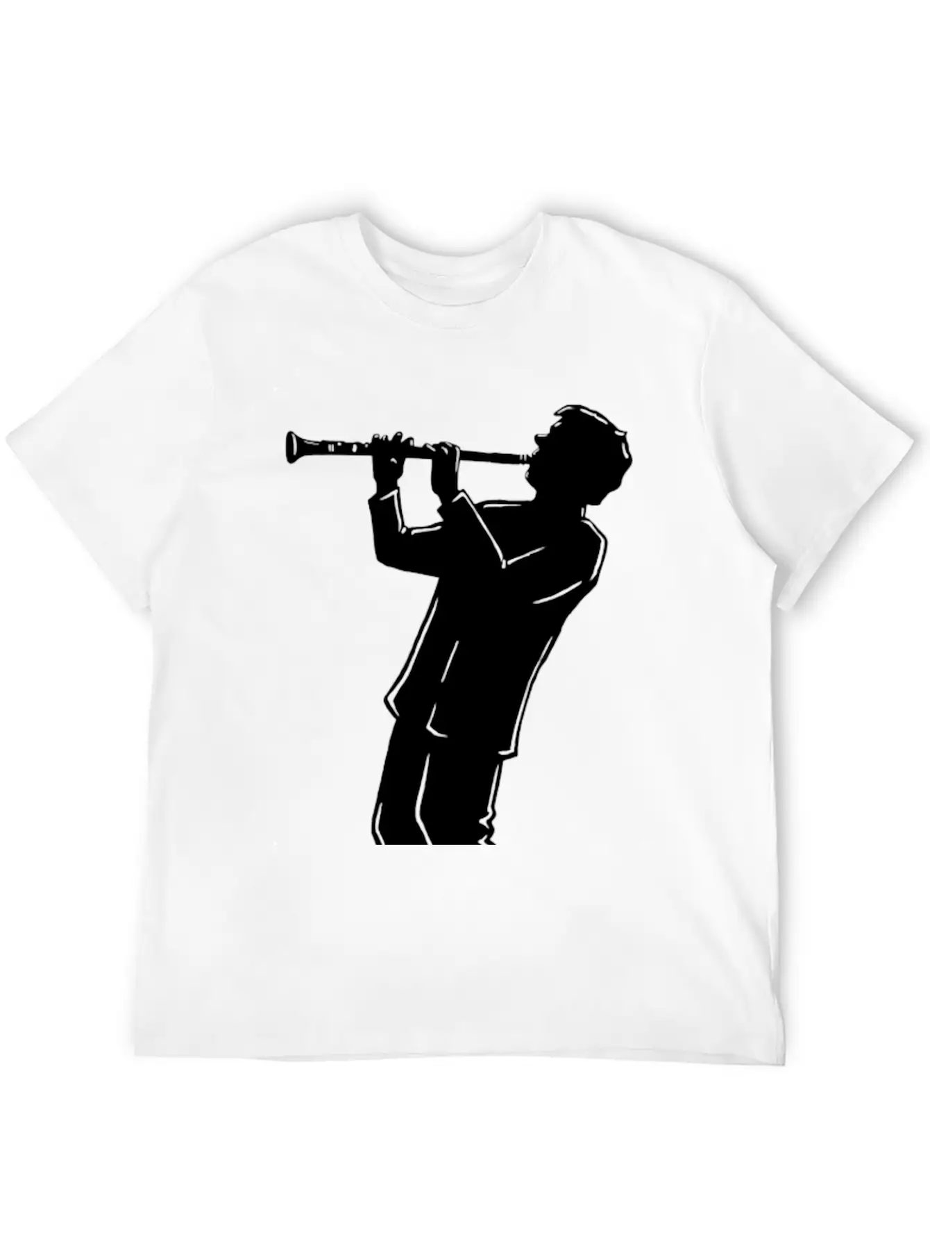 NY Boogy Nights Clarinet Basic Graphic T-Shirt – Daily Comfort In Soft Cotton