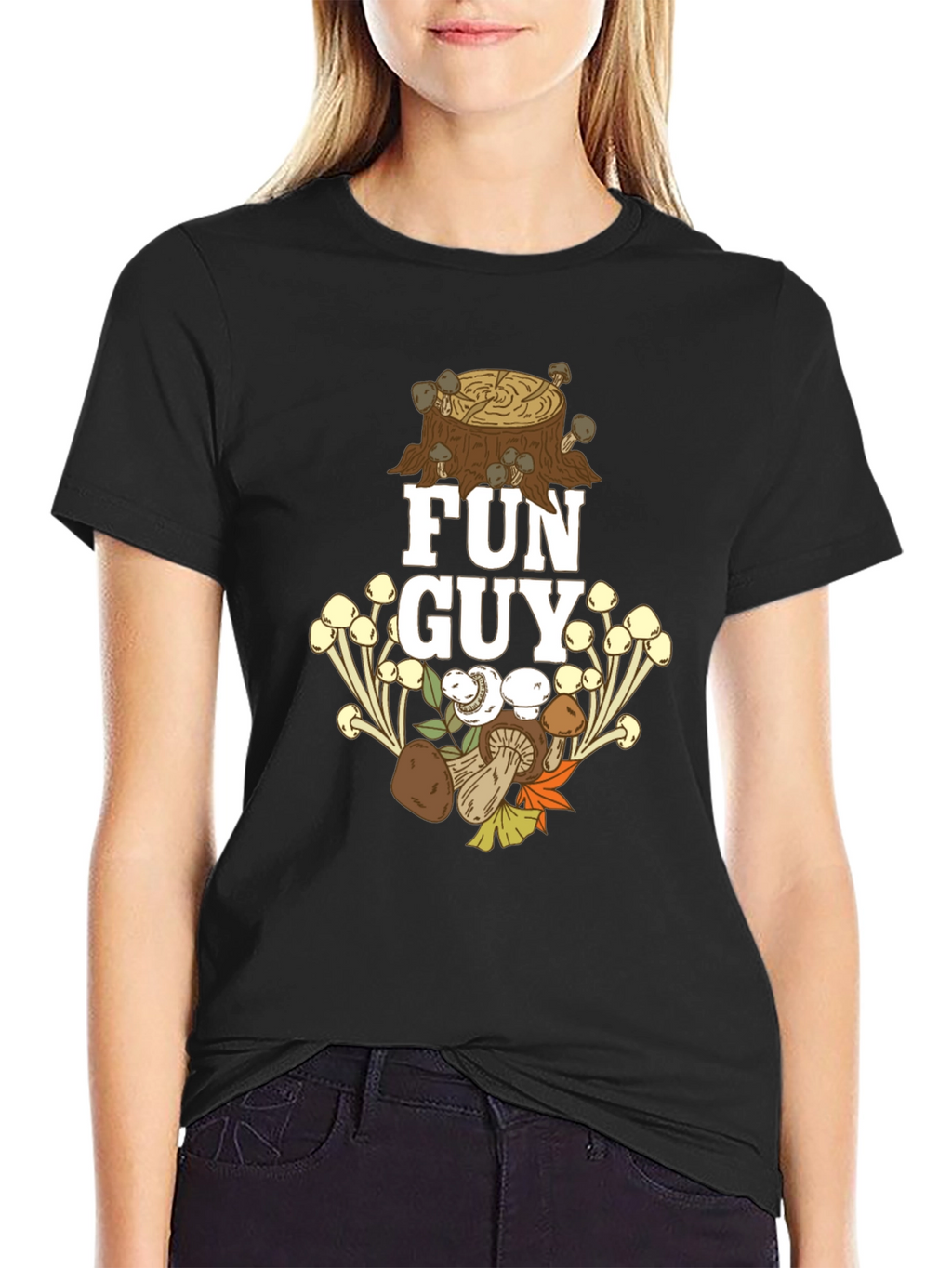 Fun Guy Mushroom T-Shirt - Nature Lover Apparel