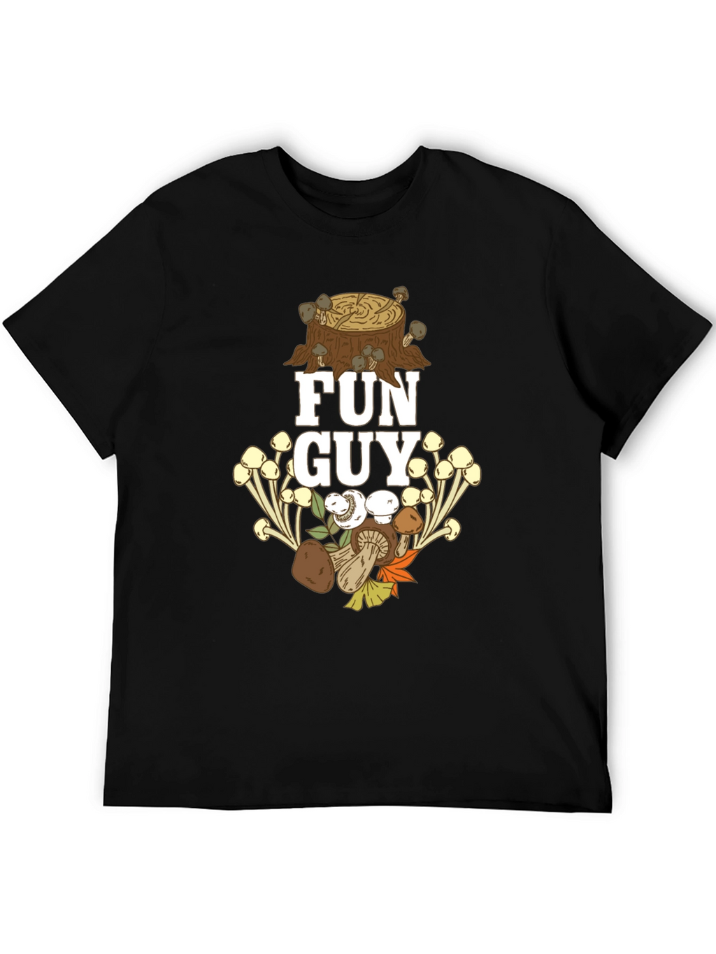 Fun Guy Mushroom T-Shirt - Nature Lover Apparel