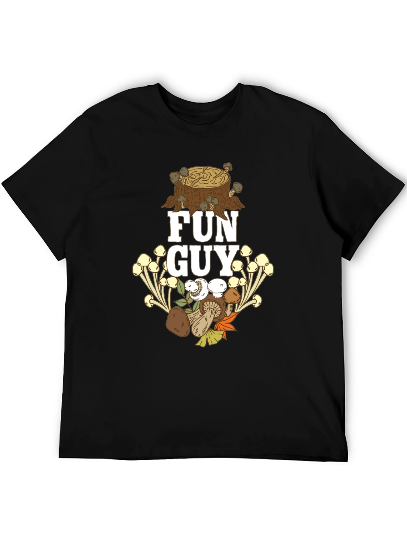 Fun Guy Mushroom T-Shirt - Nature Lover Apparel