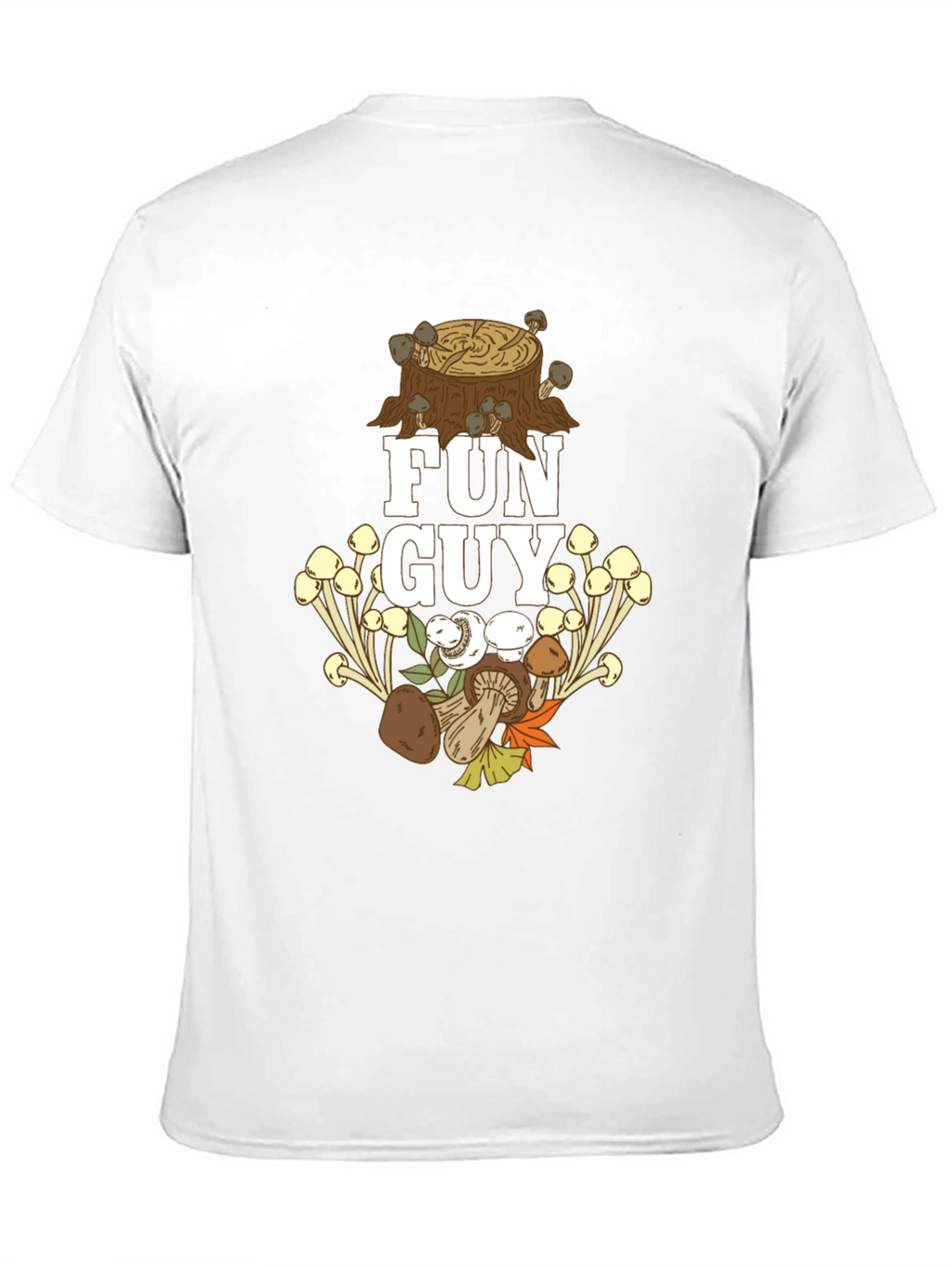 Fun Guy Mushroom T-Shirt - Nature Lover Apparel