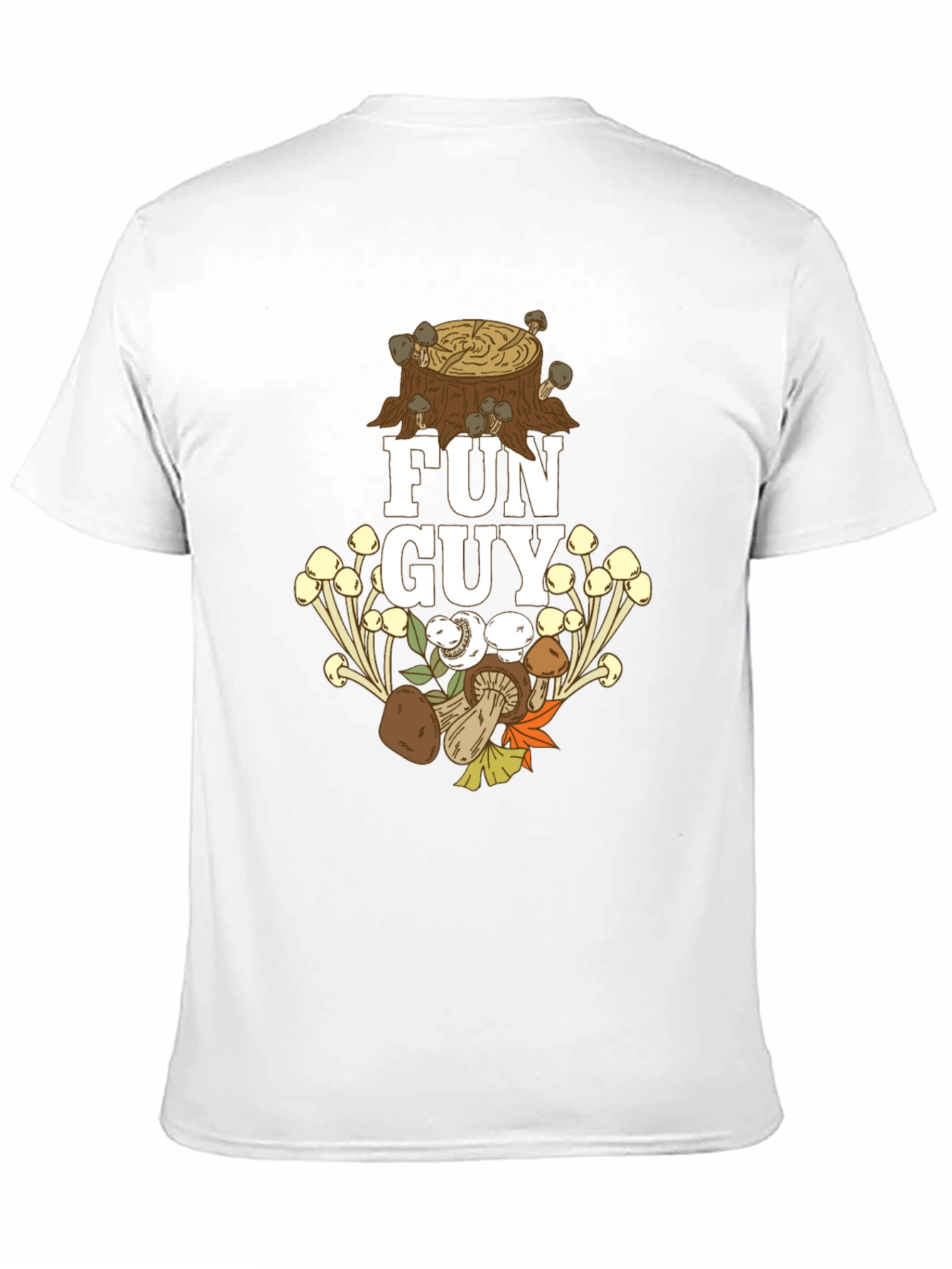 Fun Guy Mushroom T-Shirt - Nature Lover Apparel