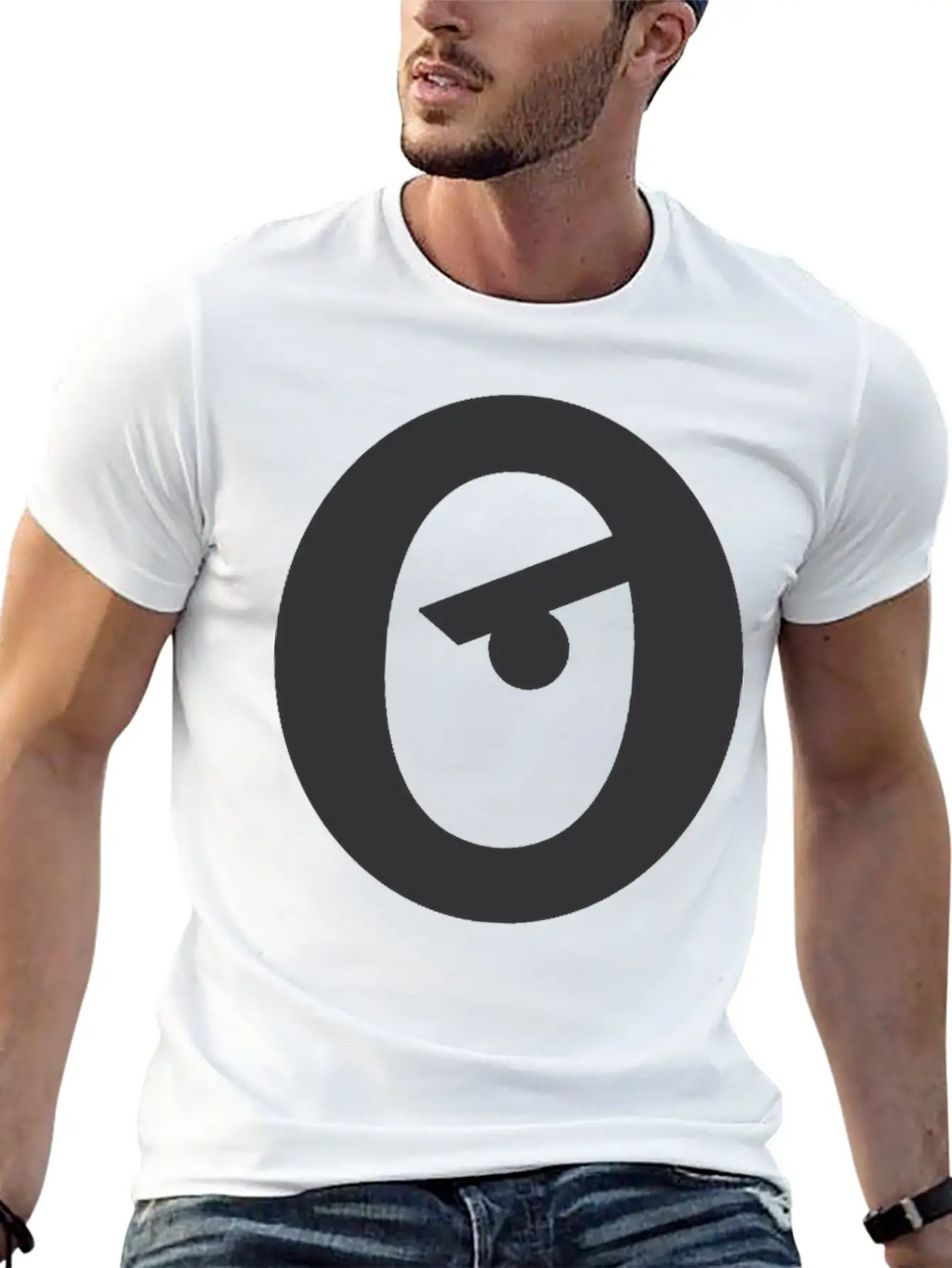 O I Care: Eye Of Awareness Timeless Short Sleeve Tee – Comfy And Minimalist Design