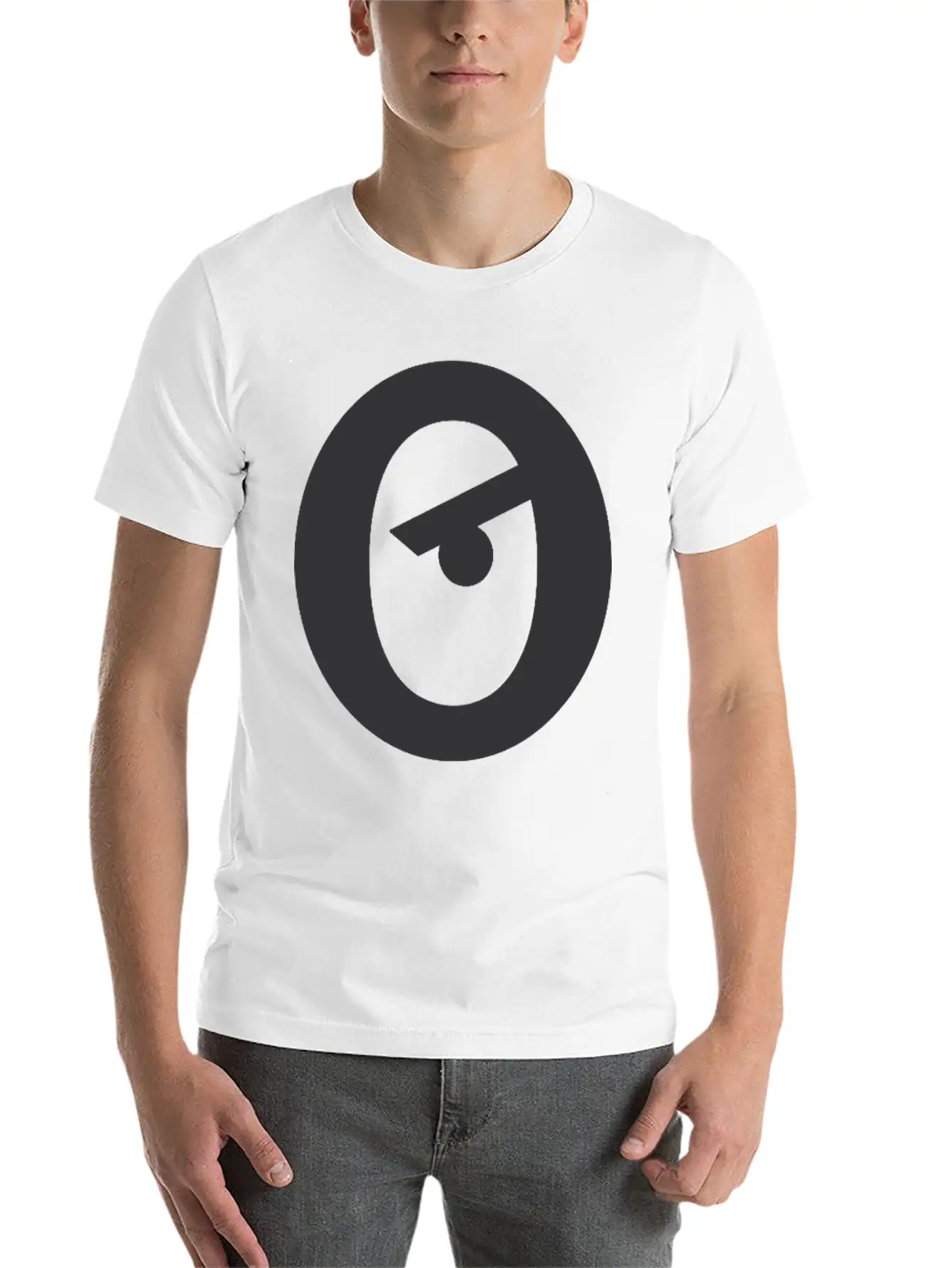 O I Care: Eye Of Awareness Timeless Short Sleeve Tee – Comfy And Minimalist Design