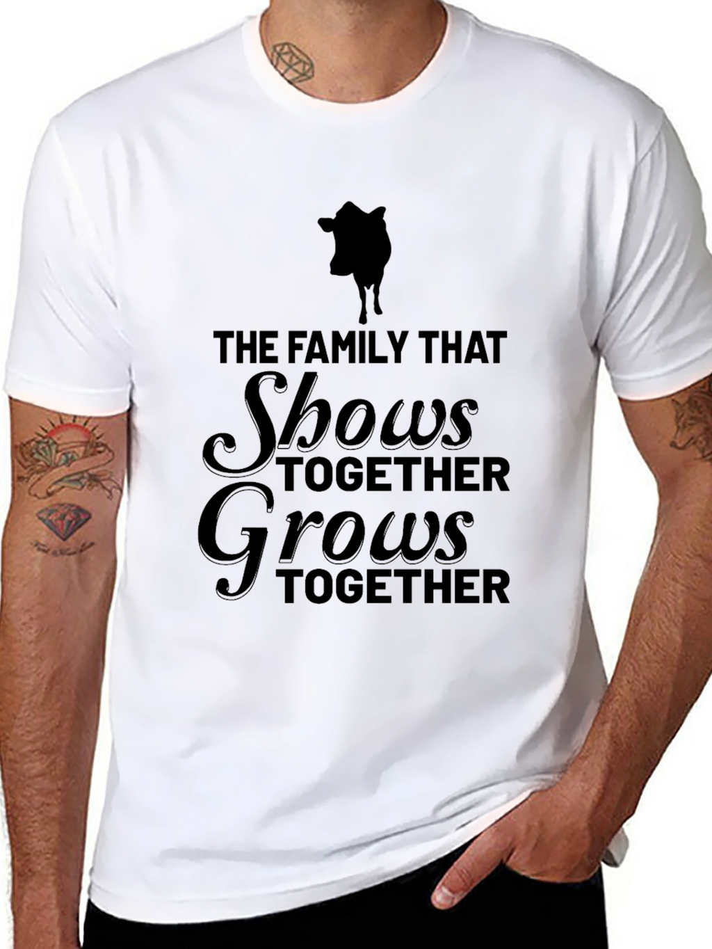 Family That Shows Together Grows Together T-Shirt