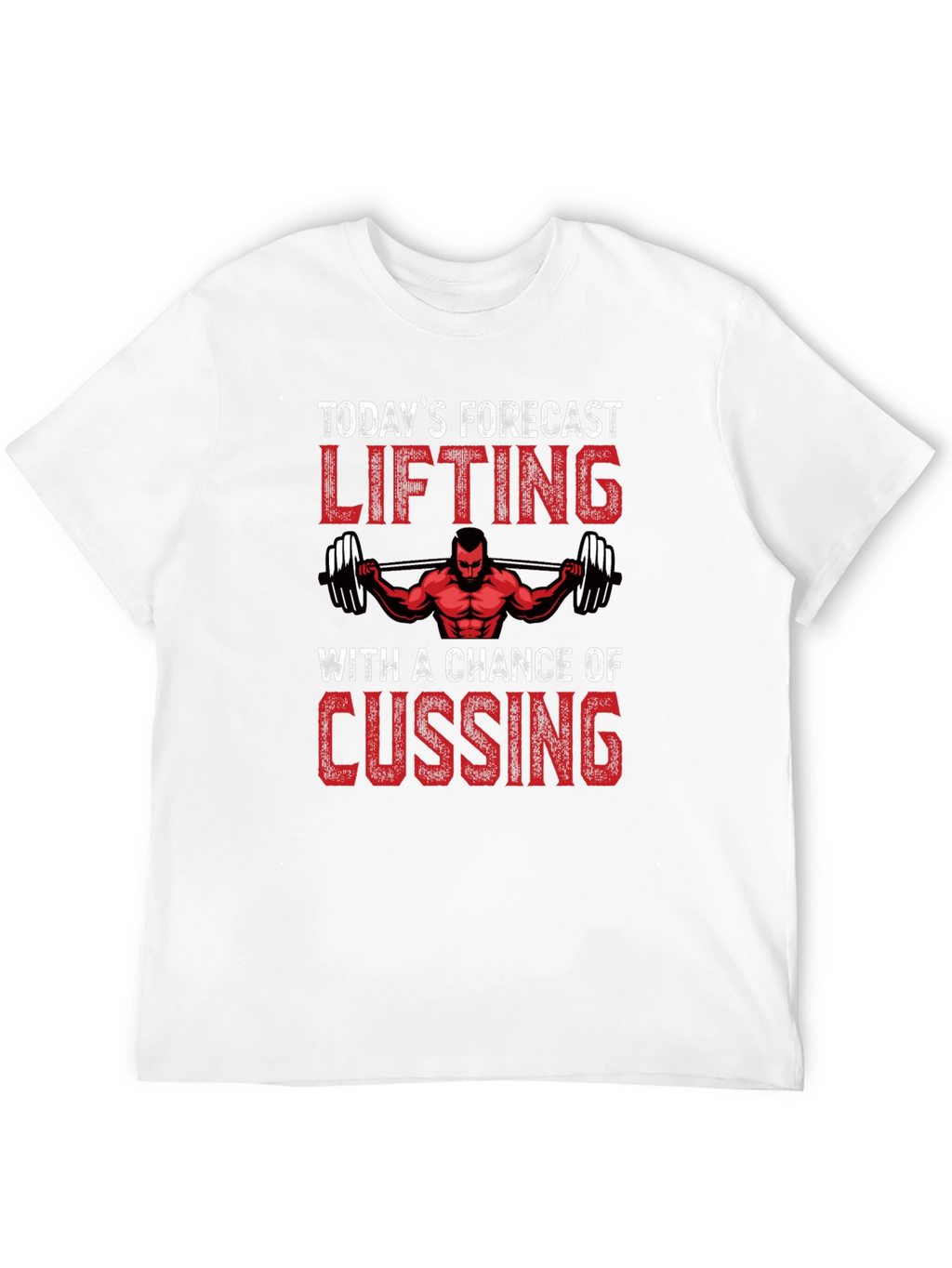 Lifting Forecast T-Shirt - Gym Motivation