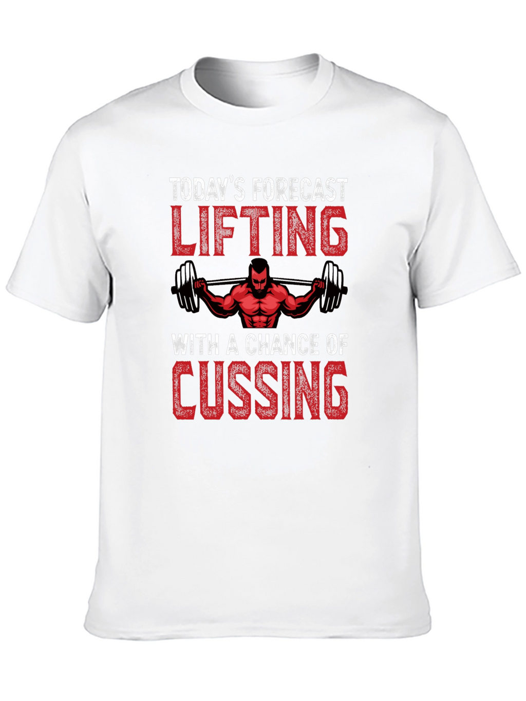 Lifting Forecast T-Shirt - Gym Motivation