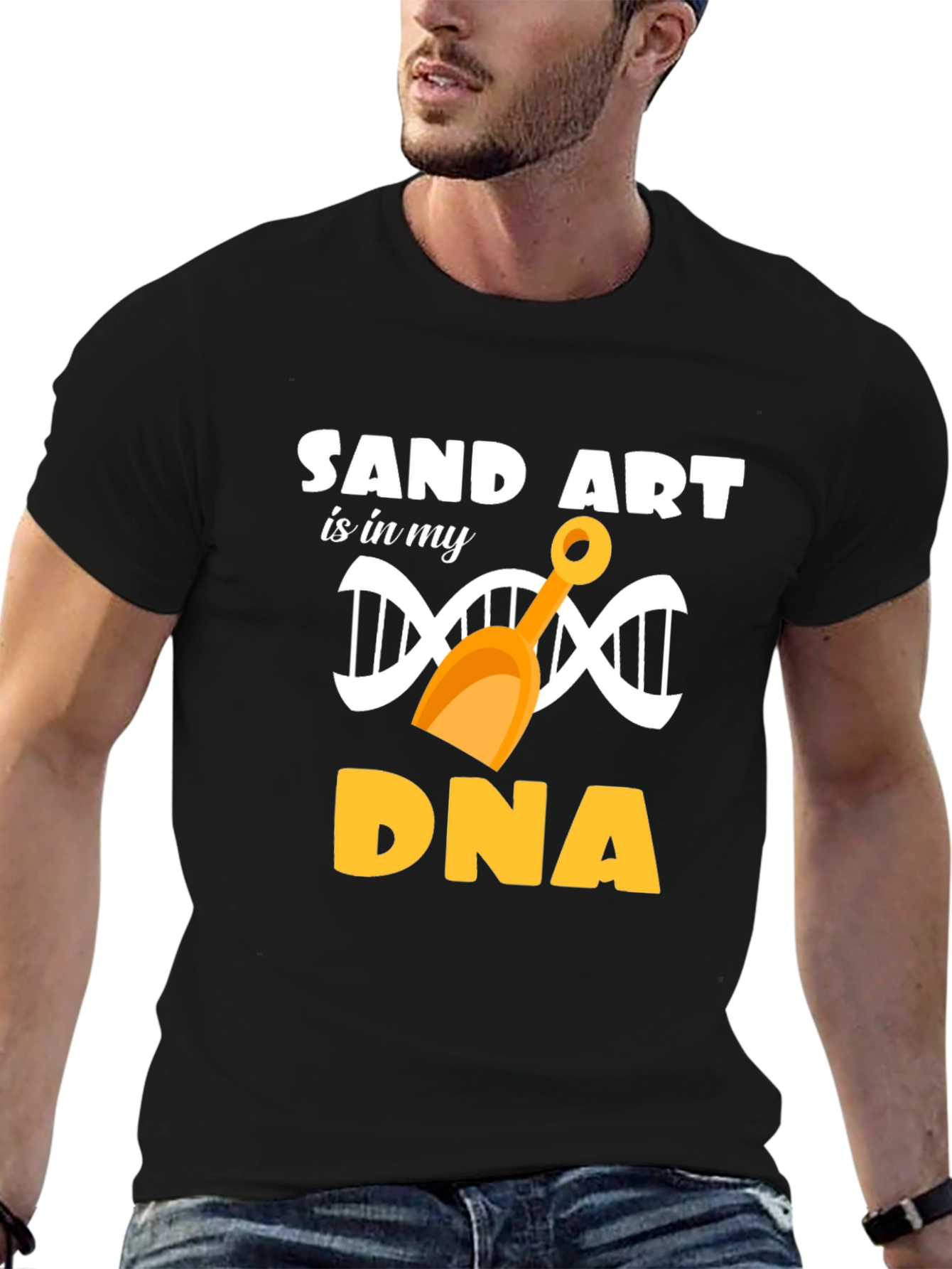 Sand Art DNA T-Shirt - Beach Lovers Apparel