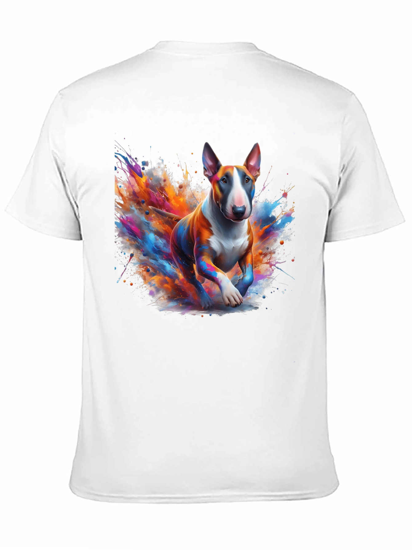 Colorful Bull Terrier Art T-Shirt