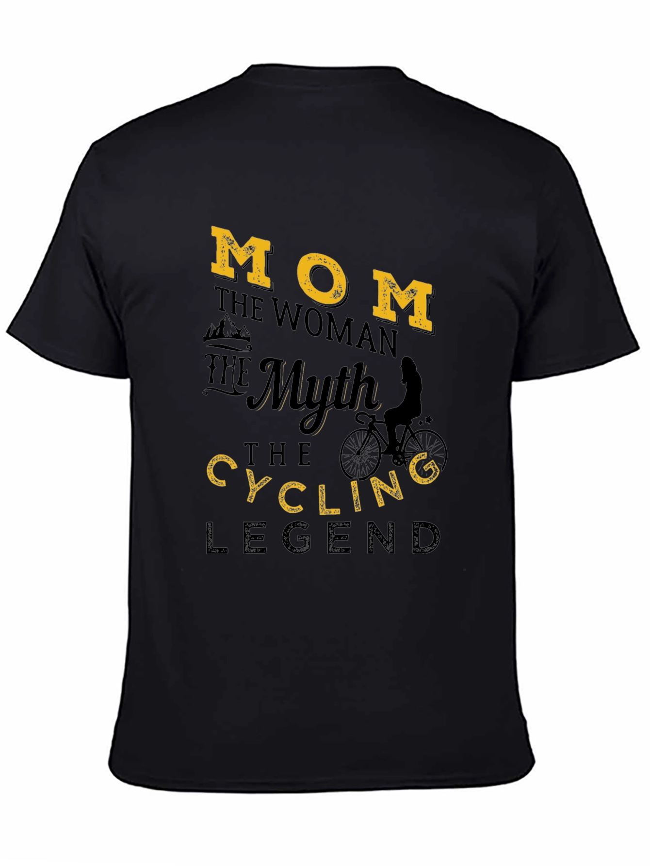 Mom Cycling Legend Graphic T-Shirt