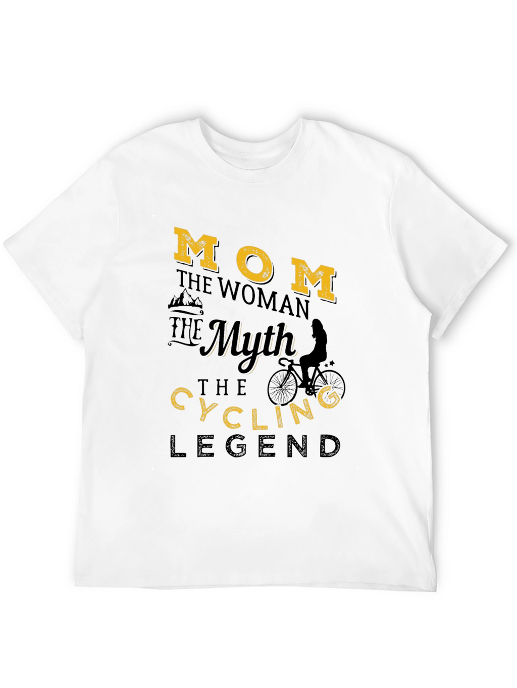 Mom Cycling Legend Graphic T-Shirt