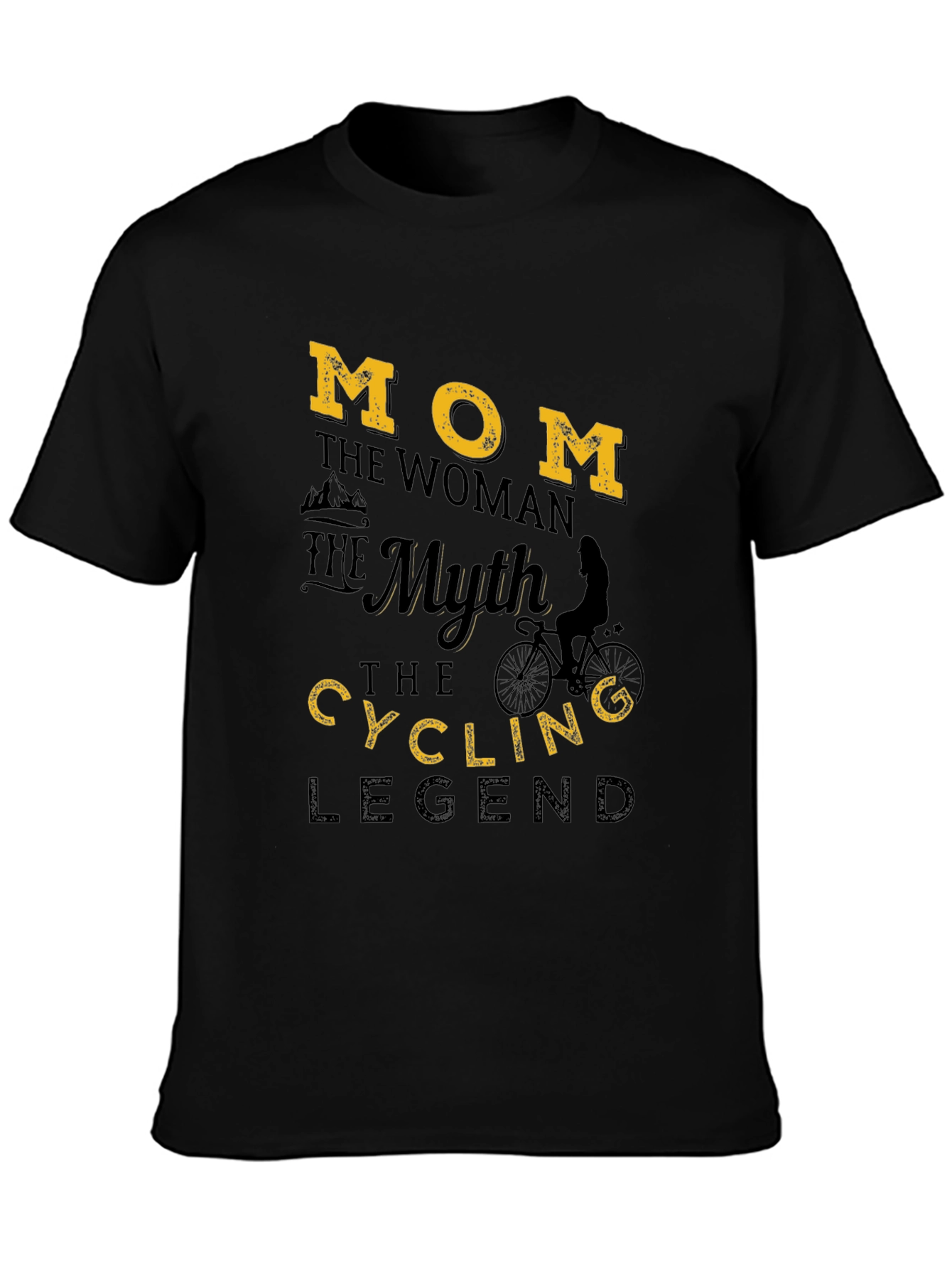 Mom Cycling Legend Graphic T-Shirt