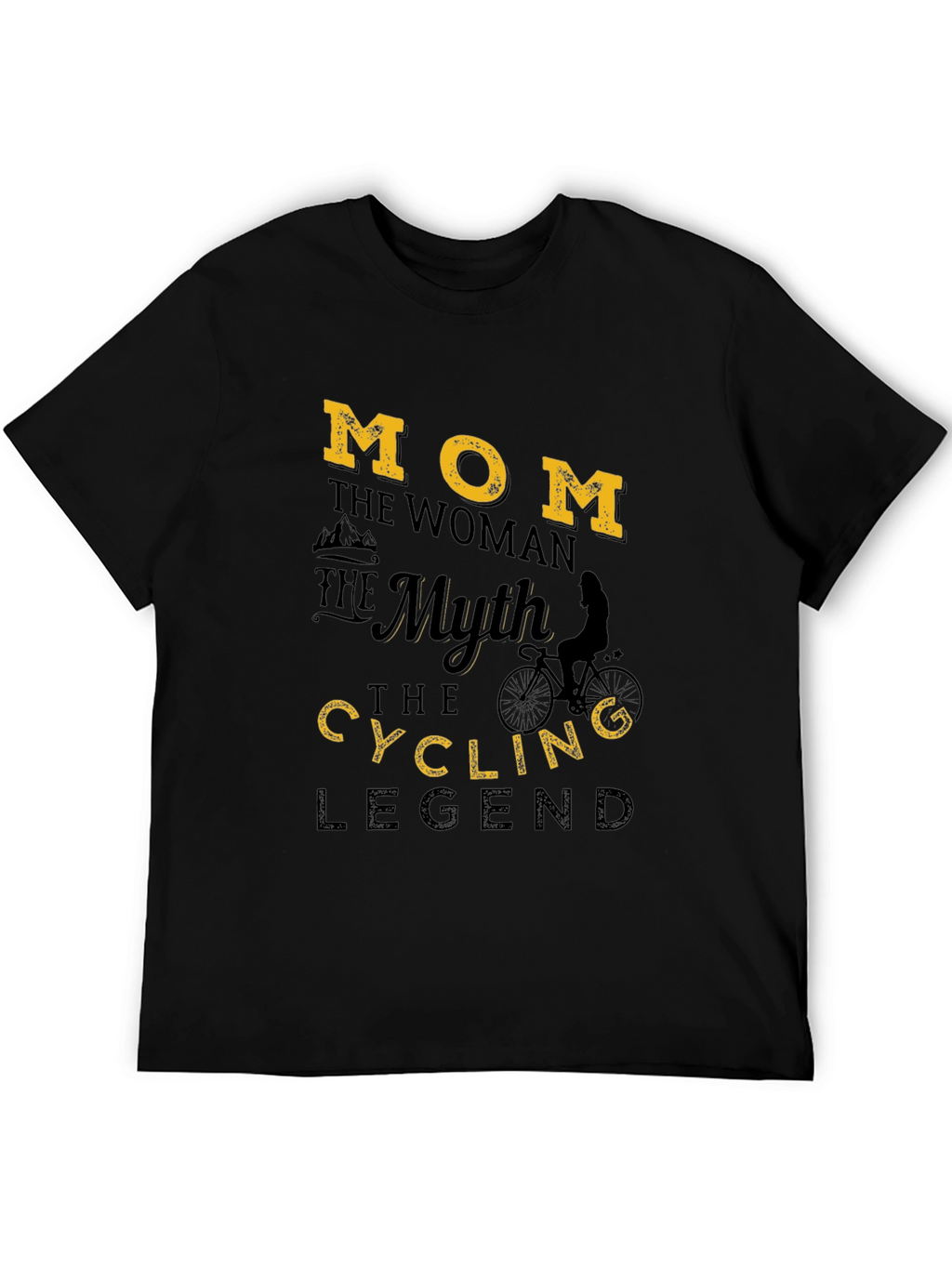Mom Cycling Legend Graphic T-Shirt