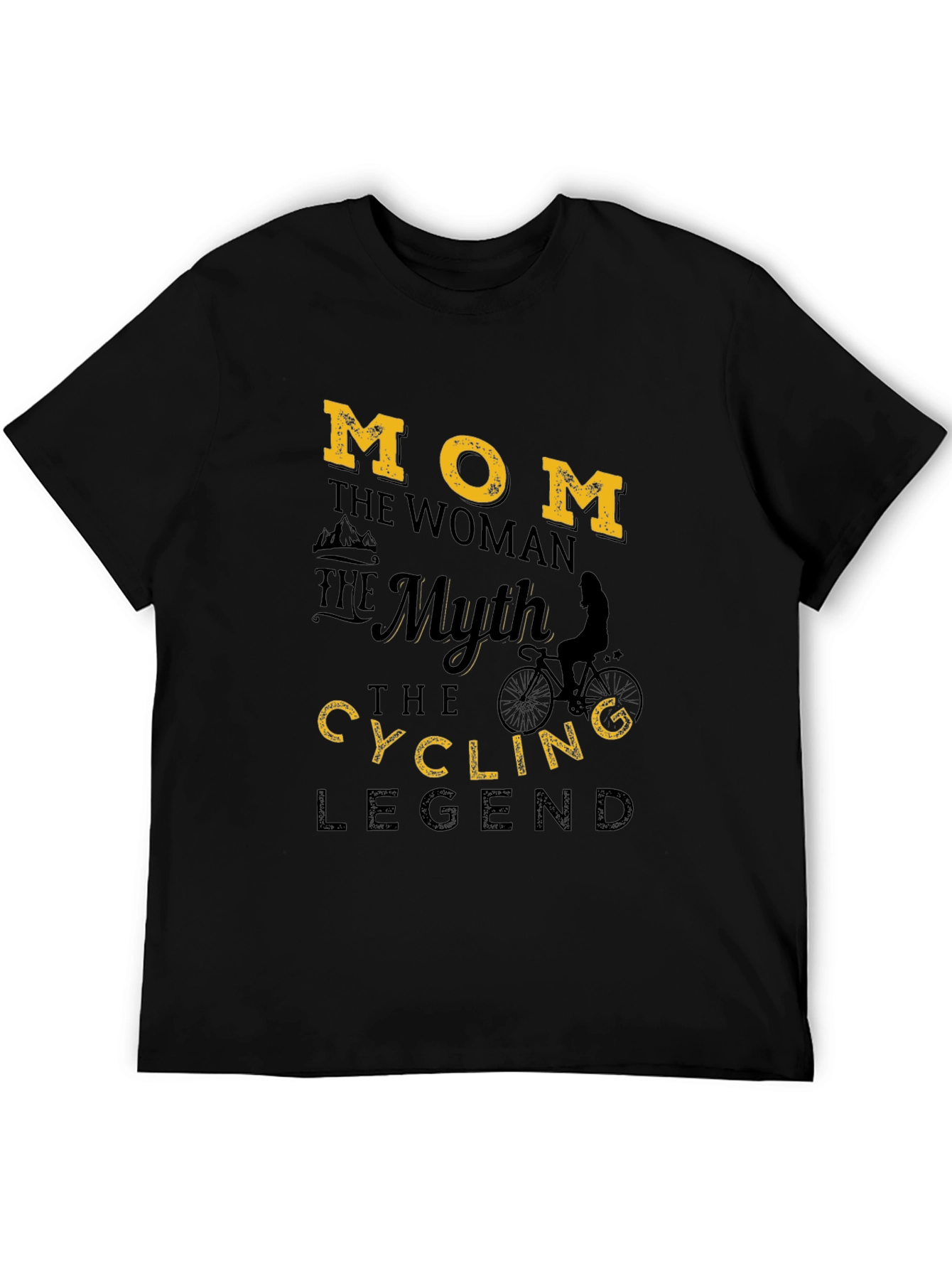 Mom Cycling Legend Graphic T-Shirt