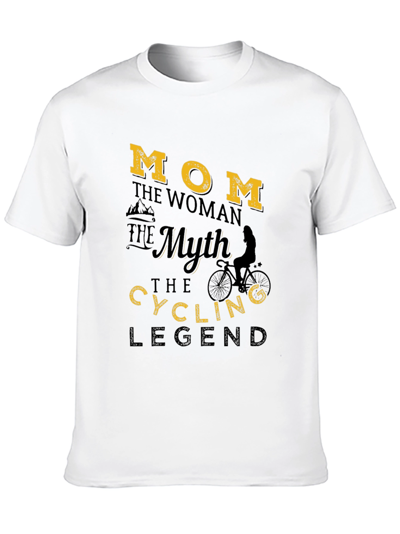 Mom Cycling Legend Graphic T-Shirt
