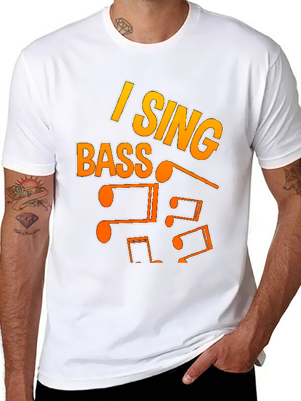 I Sing Bass T-Shirt - Music Lover Tee
